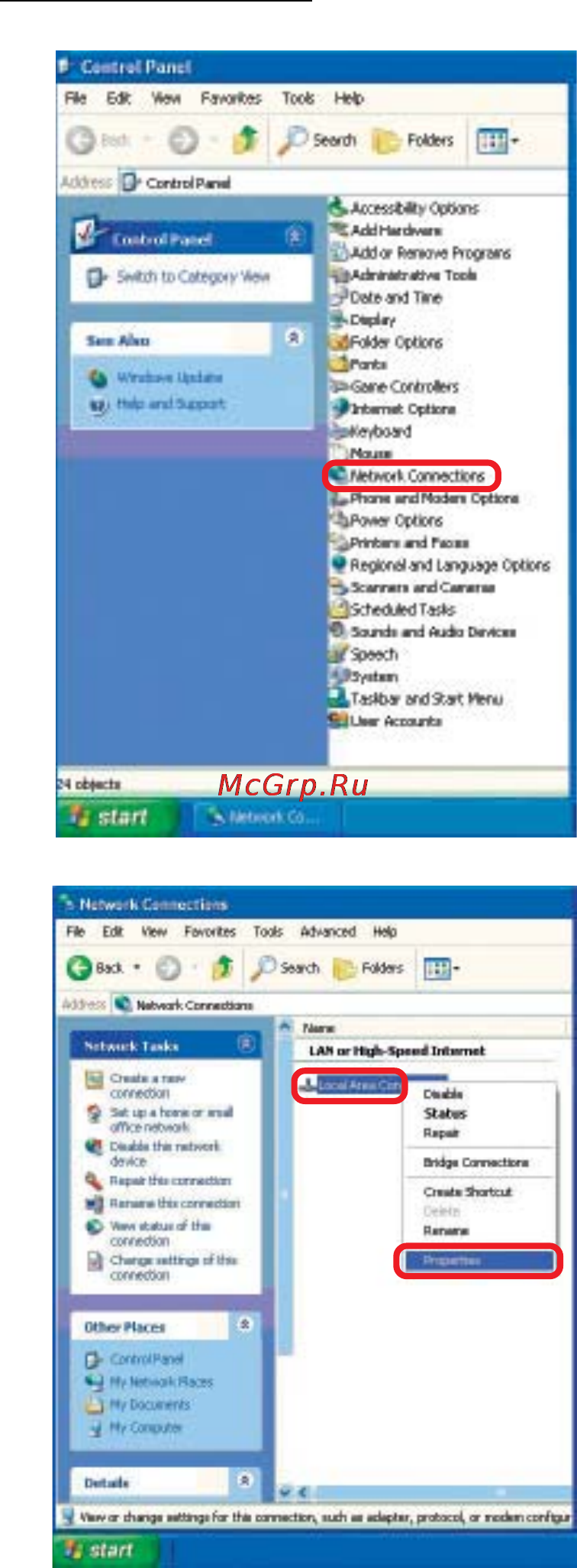 D-Link DI-704UP [71/108] Networking basics continued assigning a static ip address in windows xp 2000