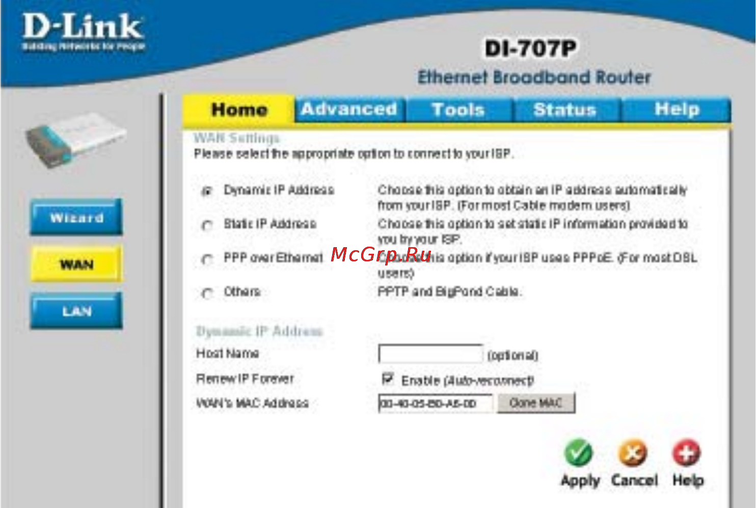D-Link DI-707P [13/74] Using the configuration menu