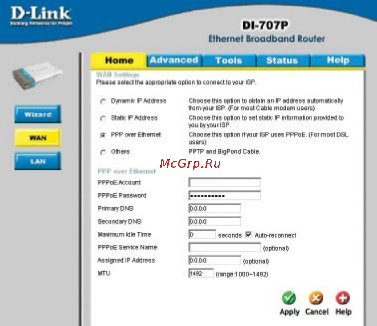 D-Link DI-707P [15/74] Using the configuration menu