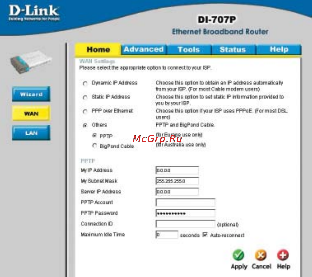D-Link DI-707P [16/74] Using the configuration menu