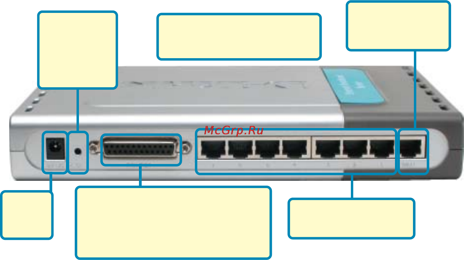D-Link DI-707P [5/74] Auto sensing ethernet switch equipped with a 7 port auto sensing ethernet switch