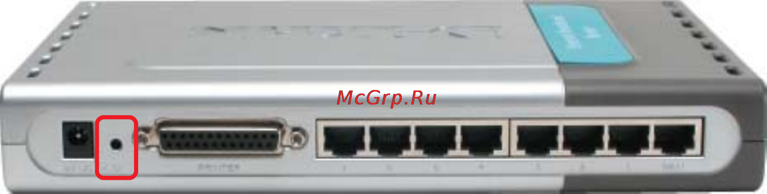 D-Link DI-707P [69/74] Reset to the factory default settings
