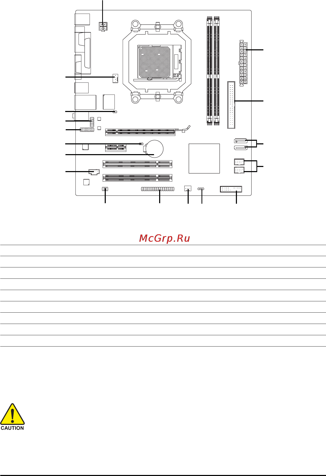 Gigabyte GA-M68M-S2 (rev.1) [20/96] 7 internal connectors