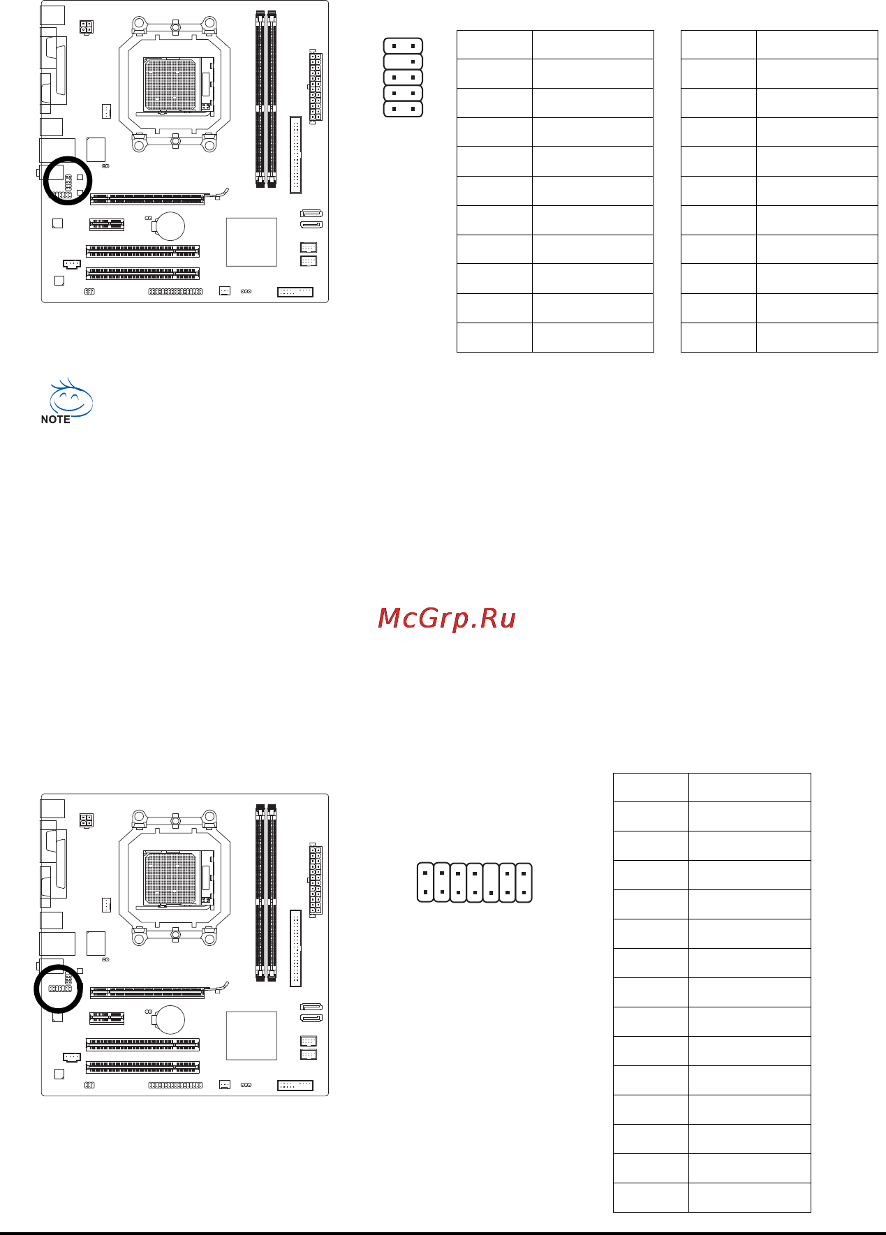 Gigabyte GA-M68M-S2 (rev.1) [26/96] F_audio front panel audio header