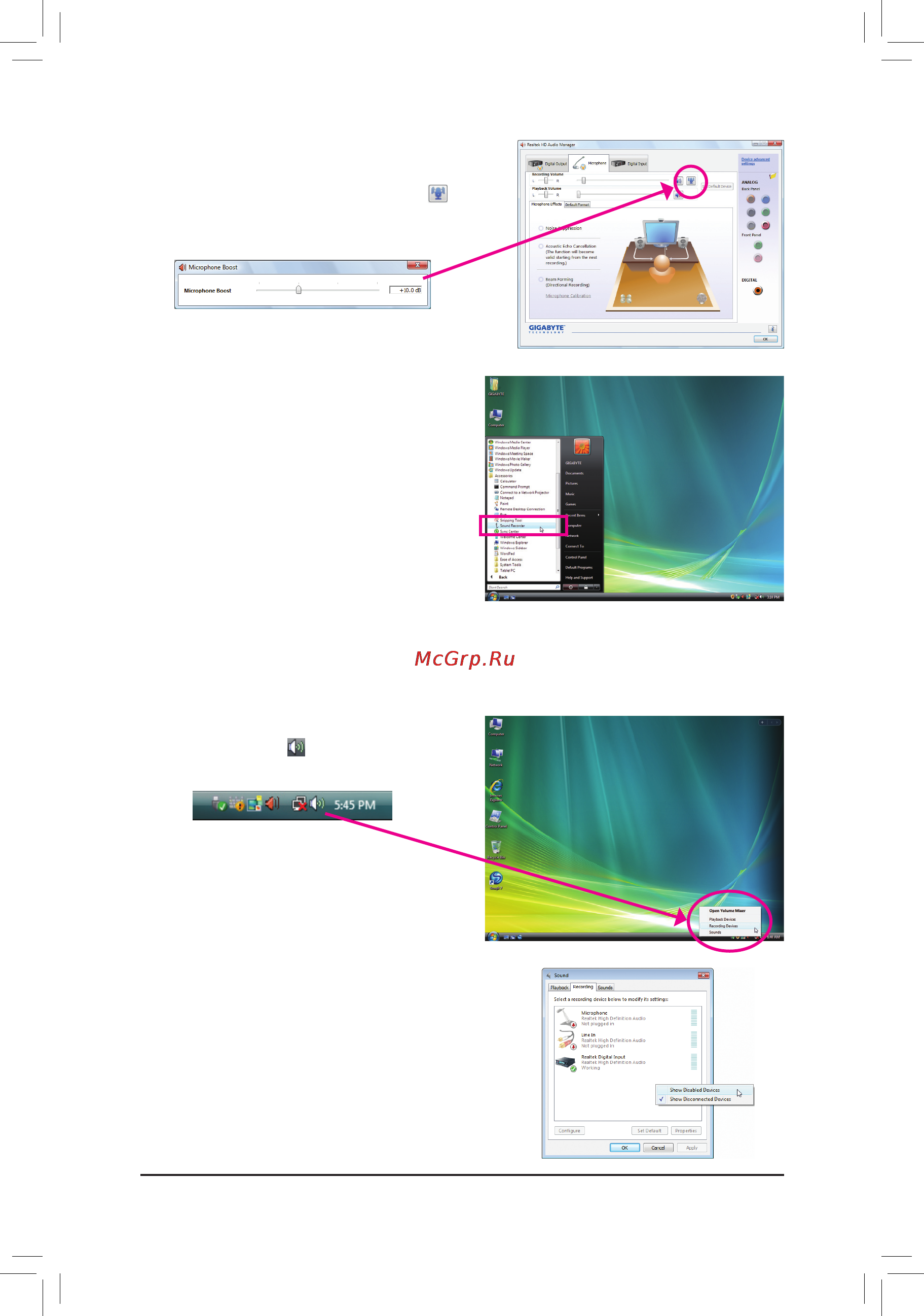 Gigabyte GA-M52LT-D3P (rev.3.0) [80/88] Enabling stereo mix