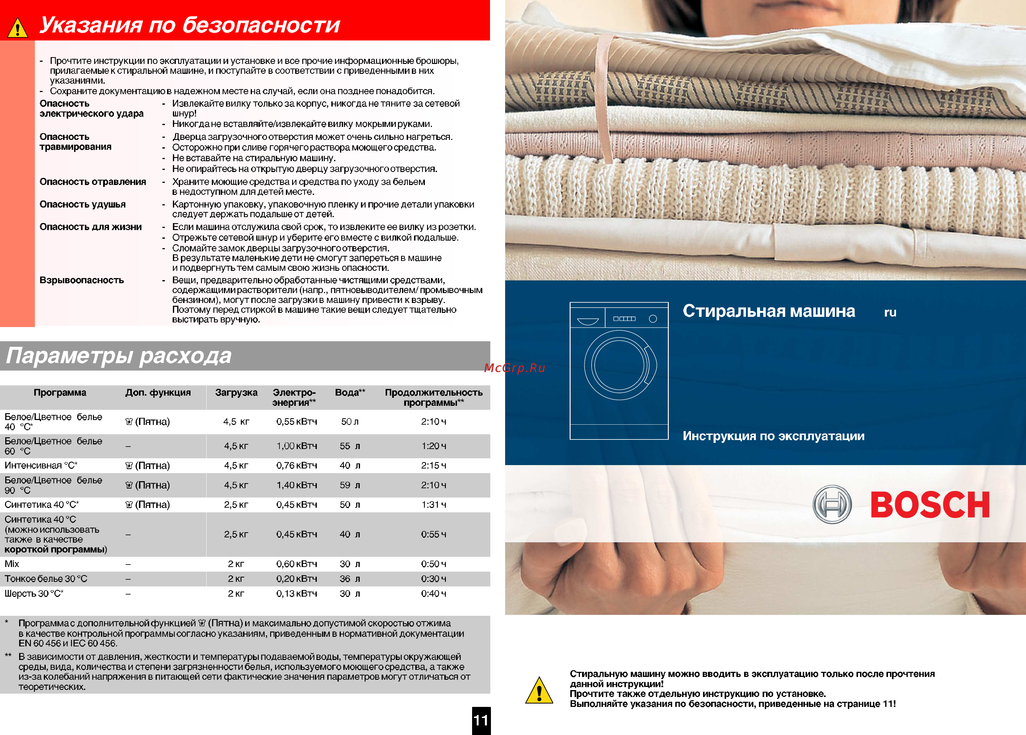 Bosch WLX 20160 OE Инструкция по эксплуатации онлайн [8/8] 59079