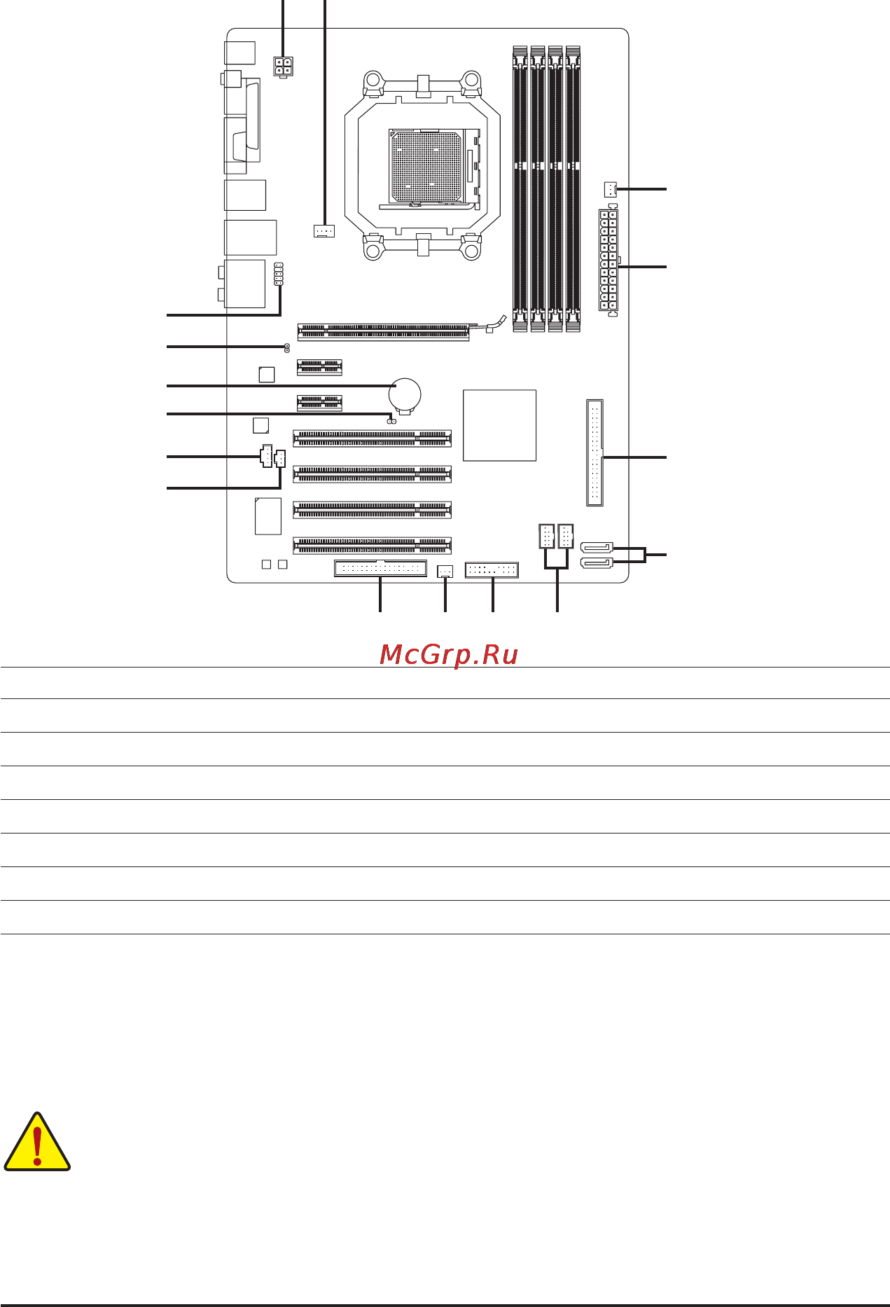 Gigabyte GA-M52LT-D3 (rev.2.3) [20/96] 7 internal connectors
