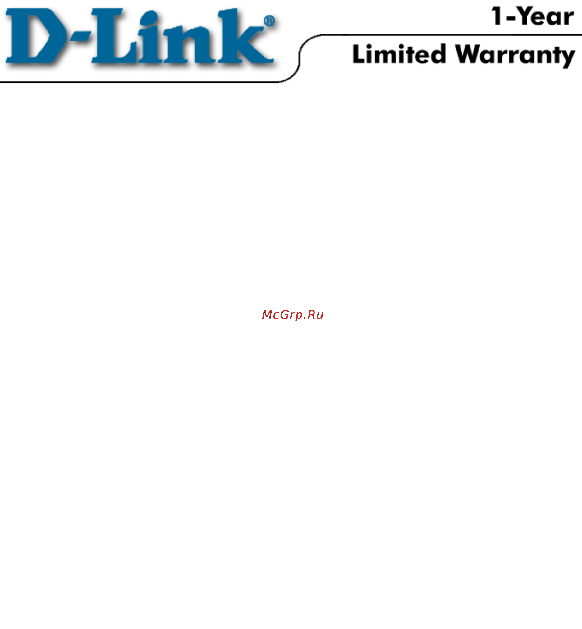 D-Link DI-804V [50/52] Limited warranty and registration