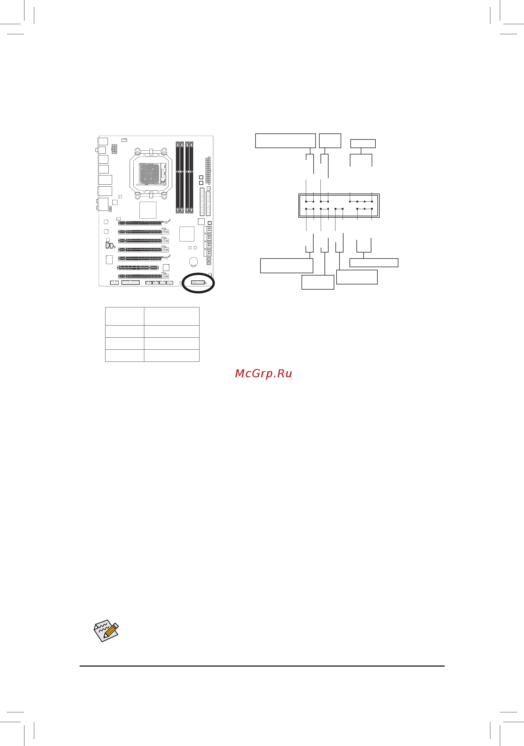 Gigabyte GA-890FXA-UD7 (rev.2.1) [23/30] F_panel разъем фронтальной панели
