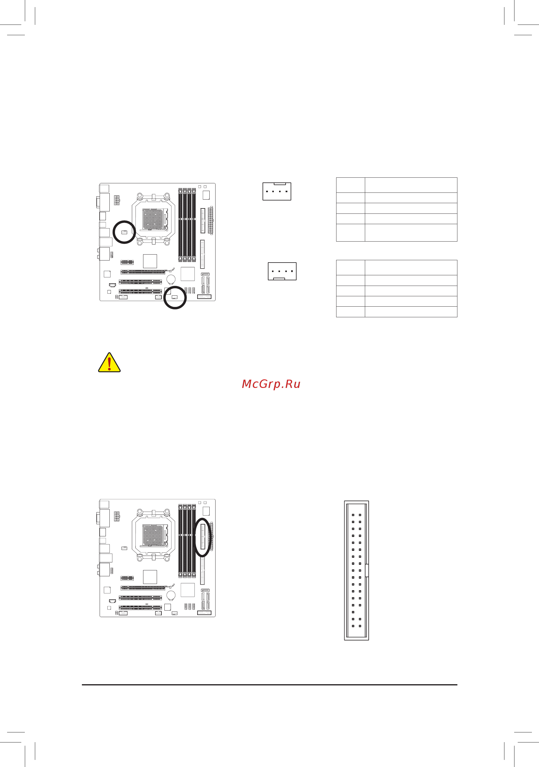 Gigabyte GA-880GM-UD2H (rev.1.3) [19/26] 4 разъемы cpu_fan sys_fan для подключения вентиляторов