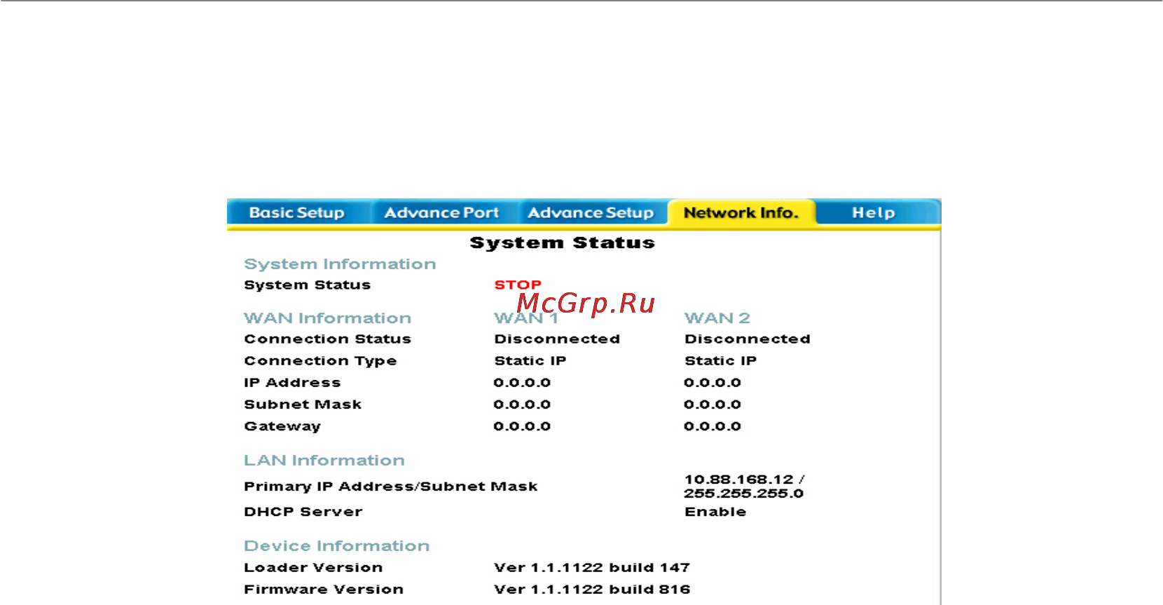 D-Link DLB-1200 [31/47] 4 a system status