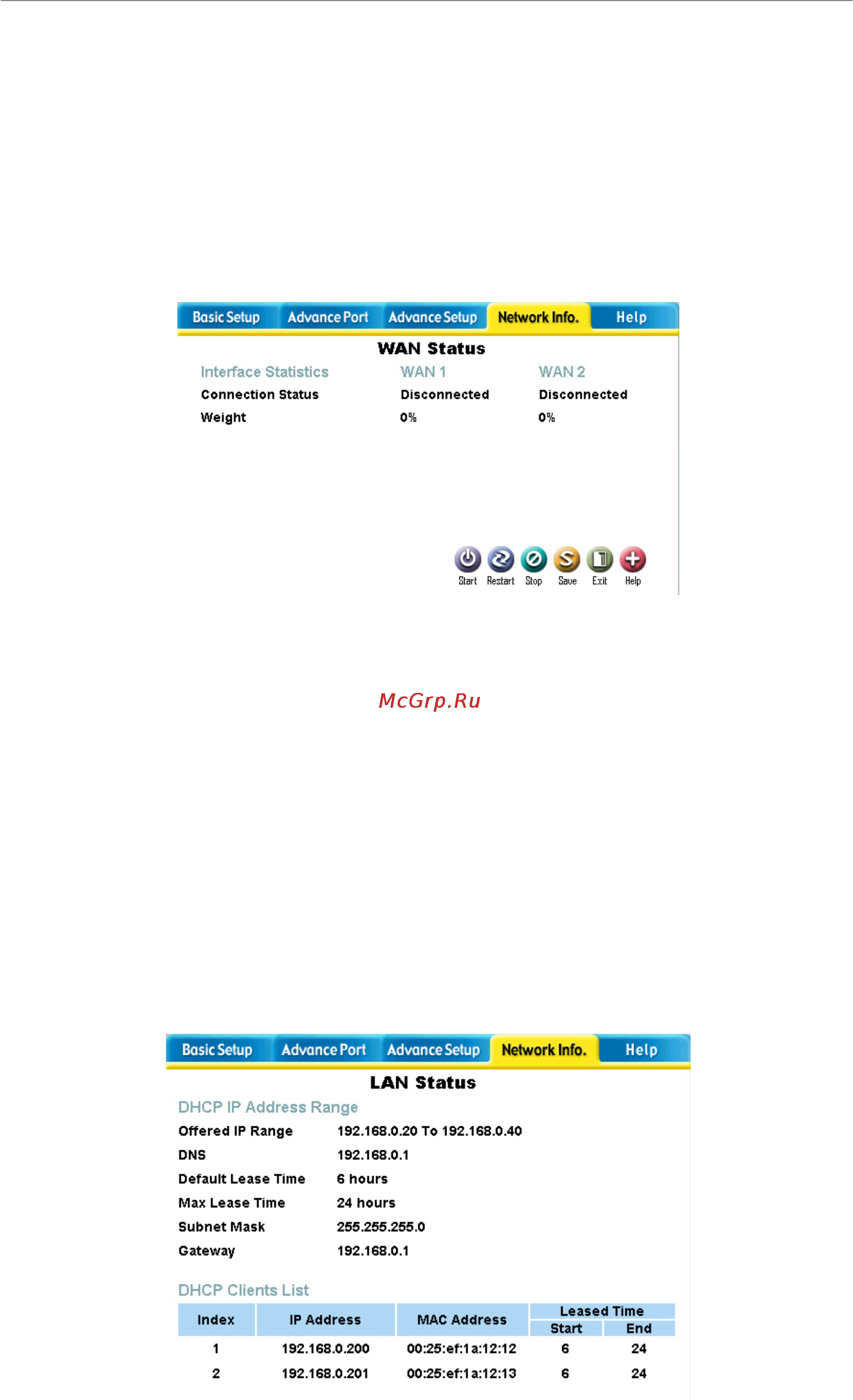 D-Link DLB-1200 [32/47] 4 b wan status