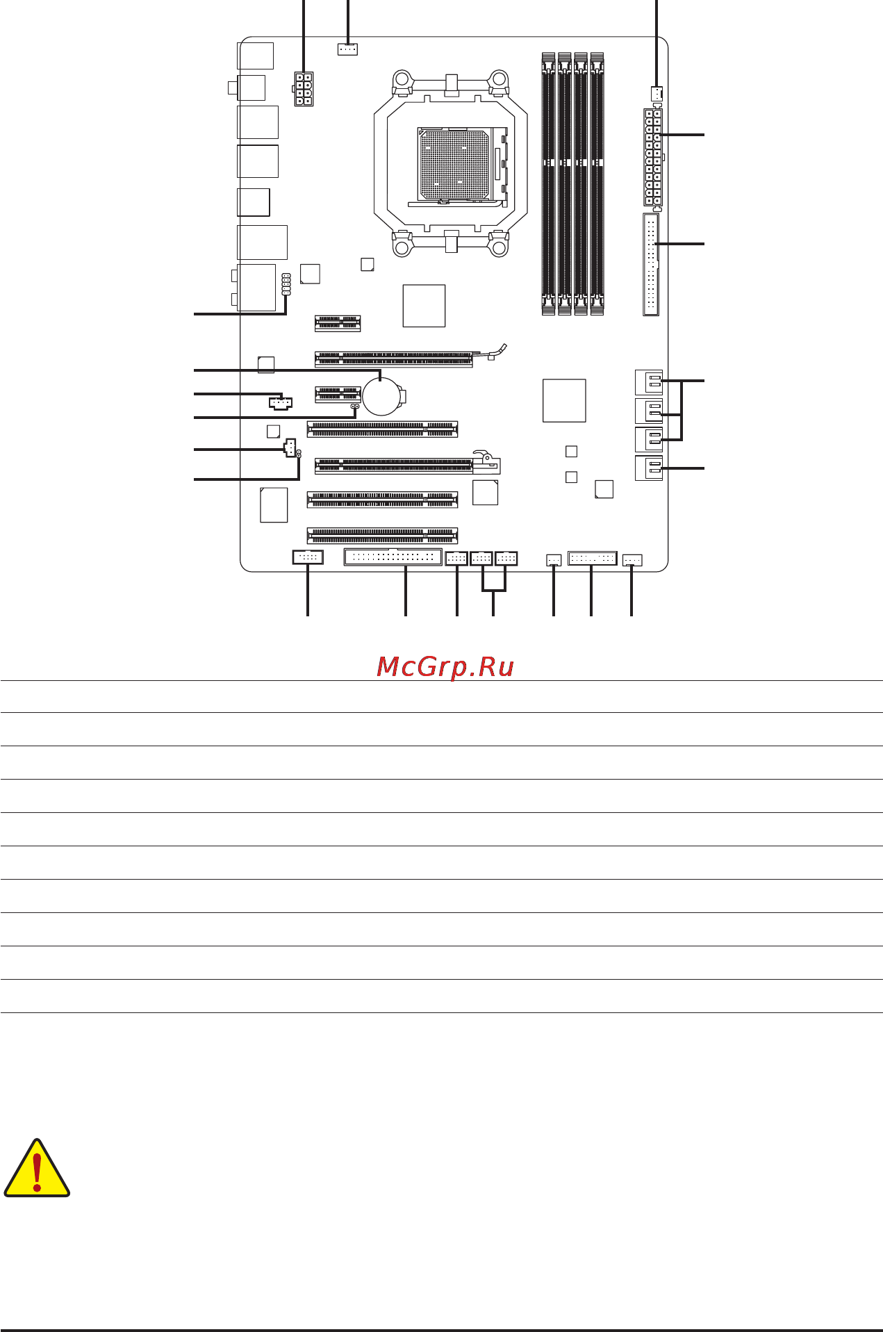 Gigabyte GA-790XTA-UD4 (rev.1) [22/120] 8 internal connectors