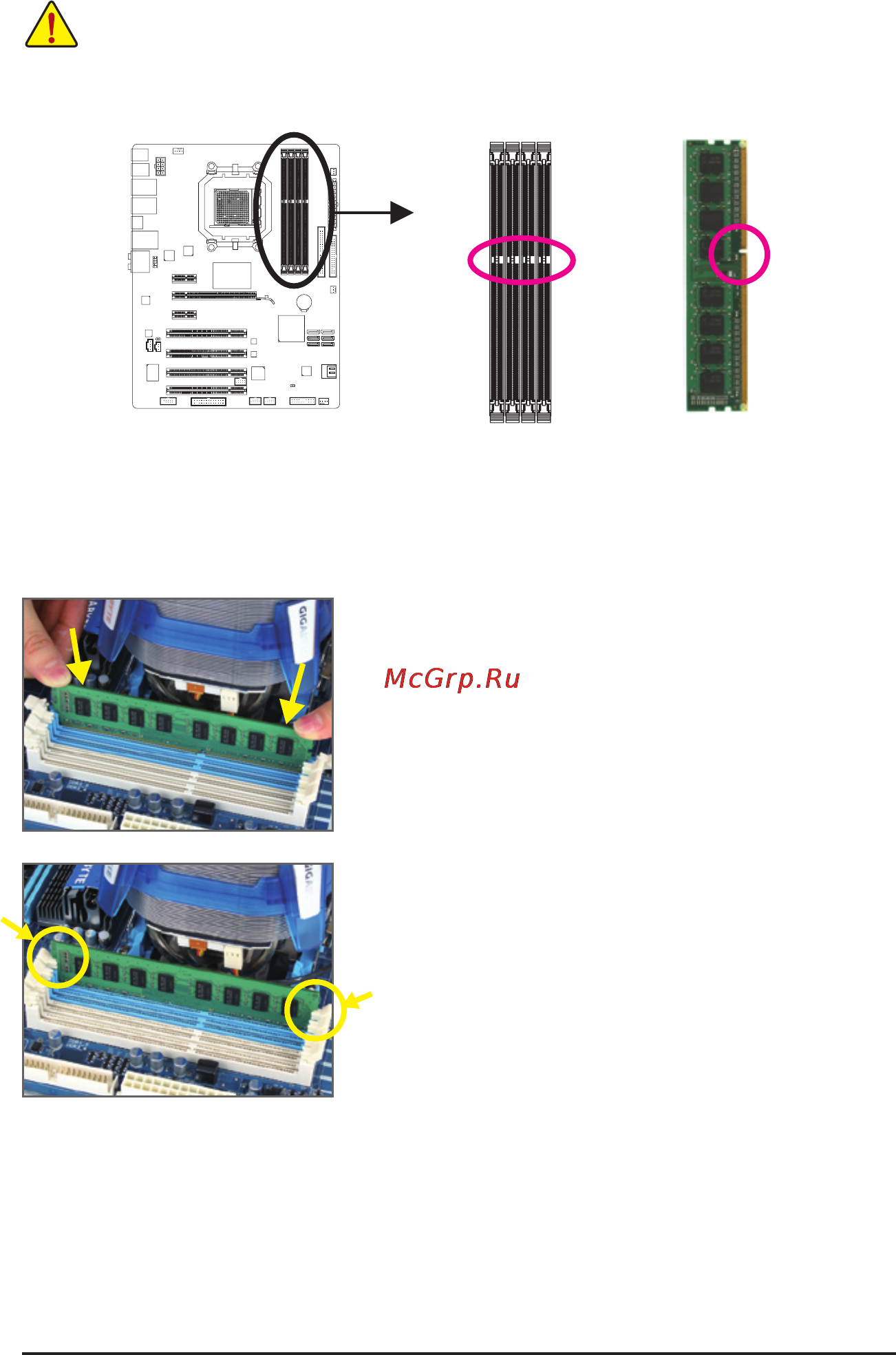 Gigabyte GA-770TA-UD3 (rev.1) [17/120] 4 2 installing a memory