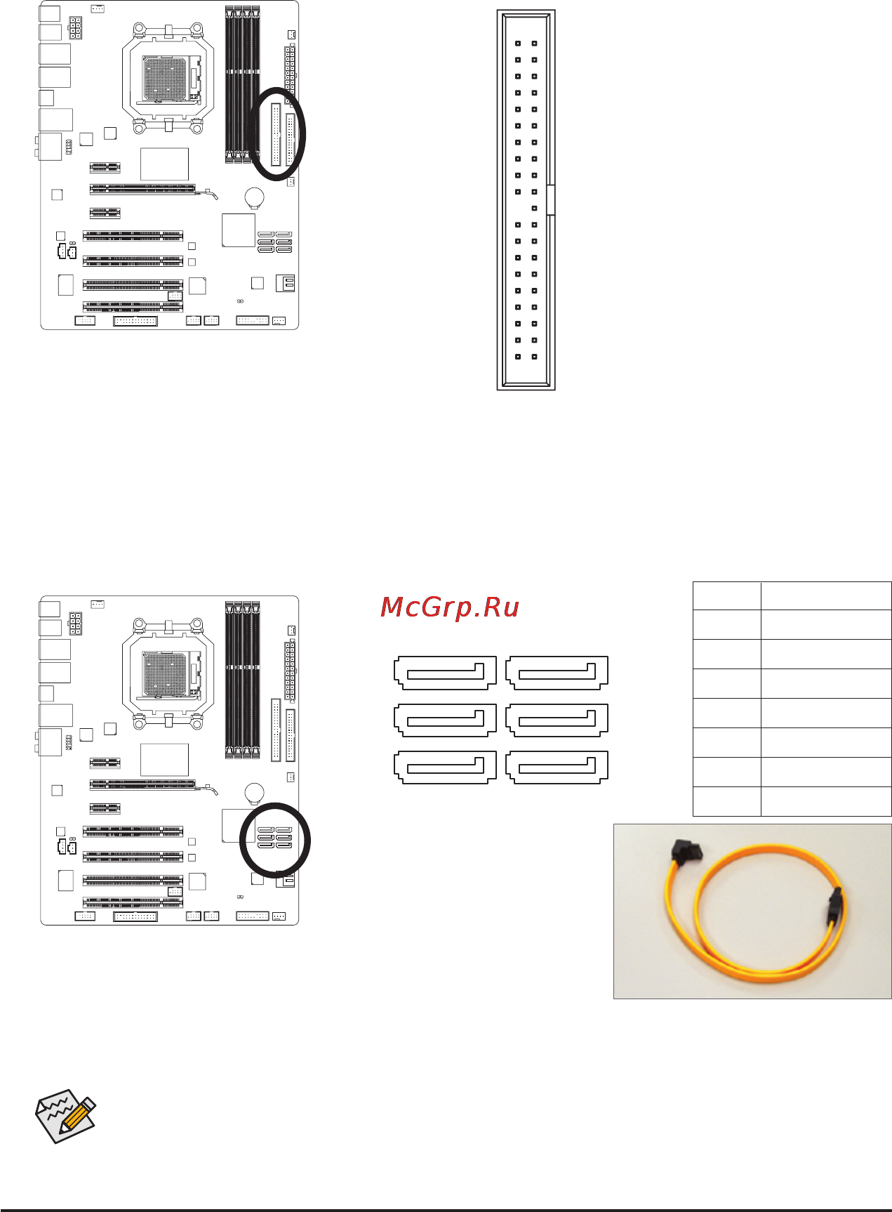 Gigabyte GA-770TA-UD3 (rev.1) [24/120] Ide ide connector