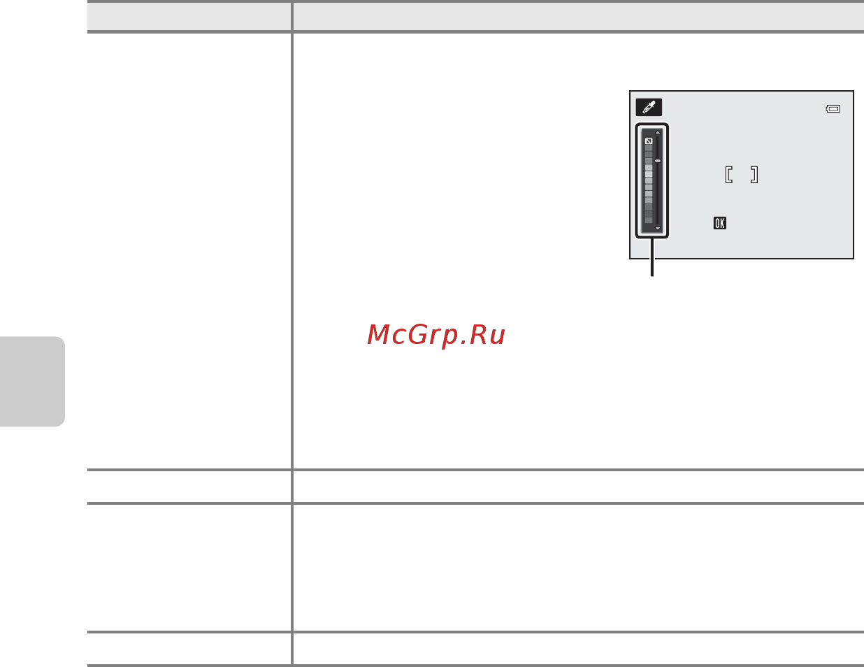 Nikon Coolpix P510 Red [74/154] Изменение настроек режима специальн эффекты