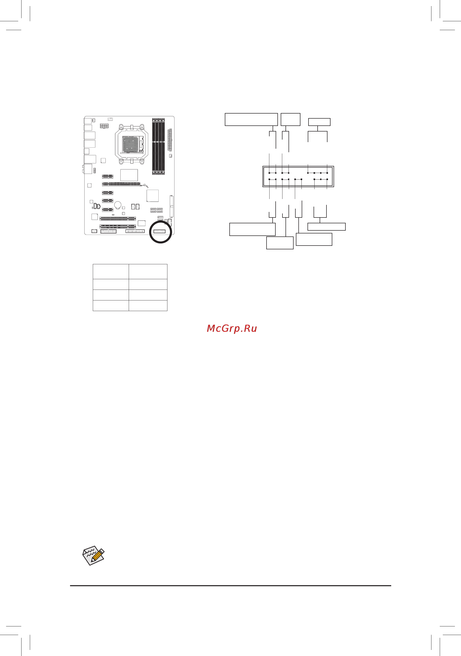 Gigabyte GA-770T-USB3 (rev.1) [19/24] F_panel разъемфронтальнойпанели