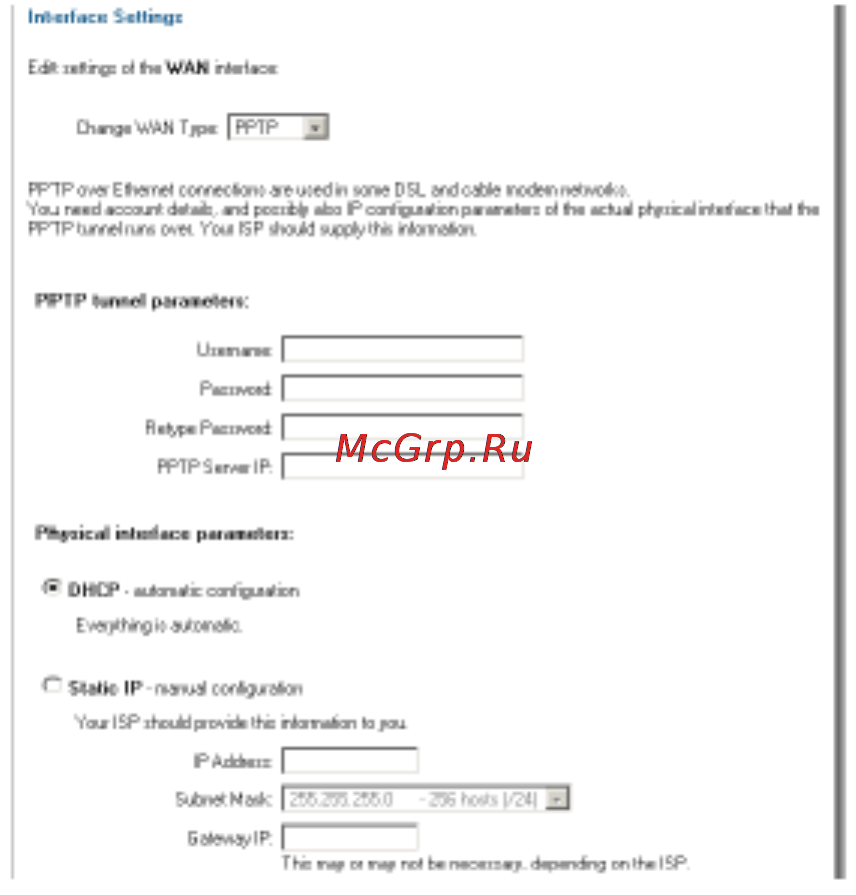 D-Link DFL-1100 [24/151] An использование pptp
