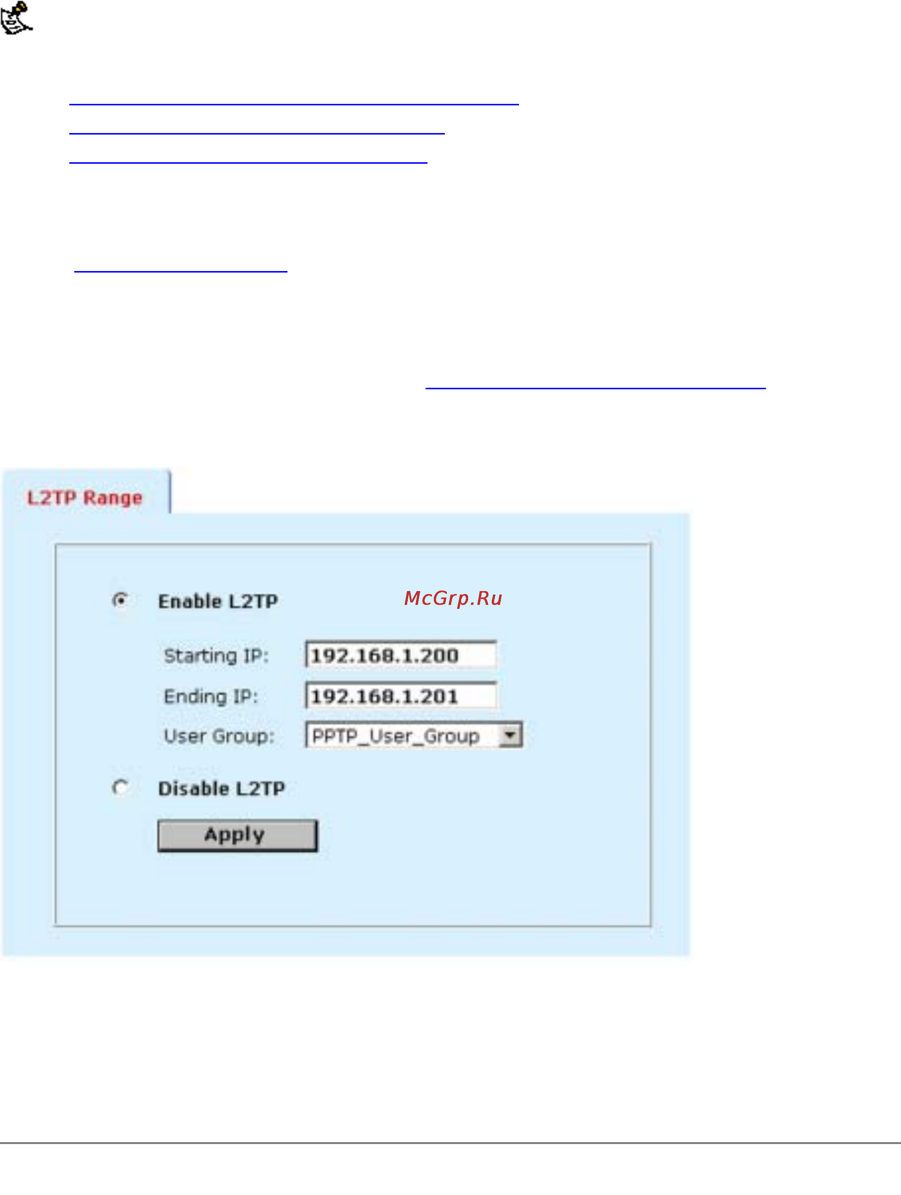 D-Link DFL-1000 [109/168] Configuring the dfl 1000 npg as an l2tp gateway