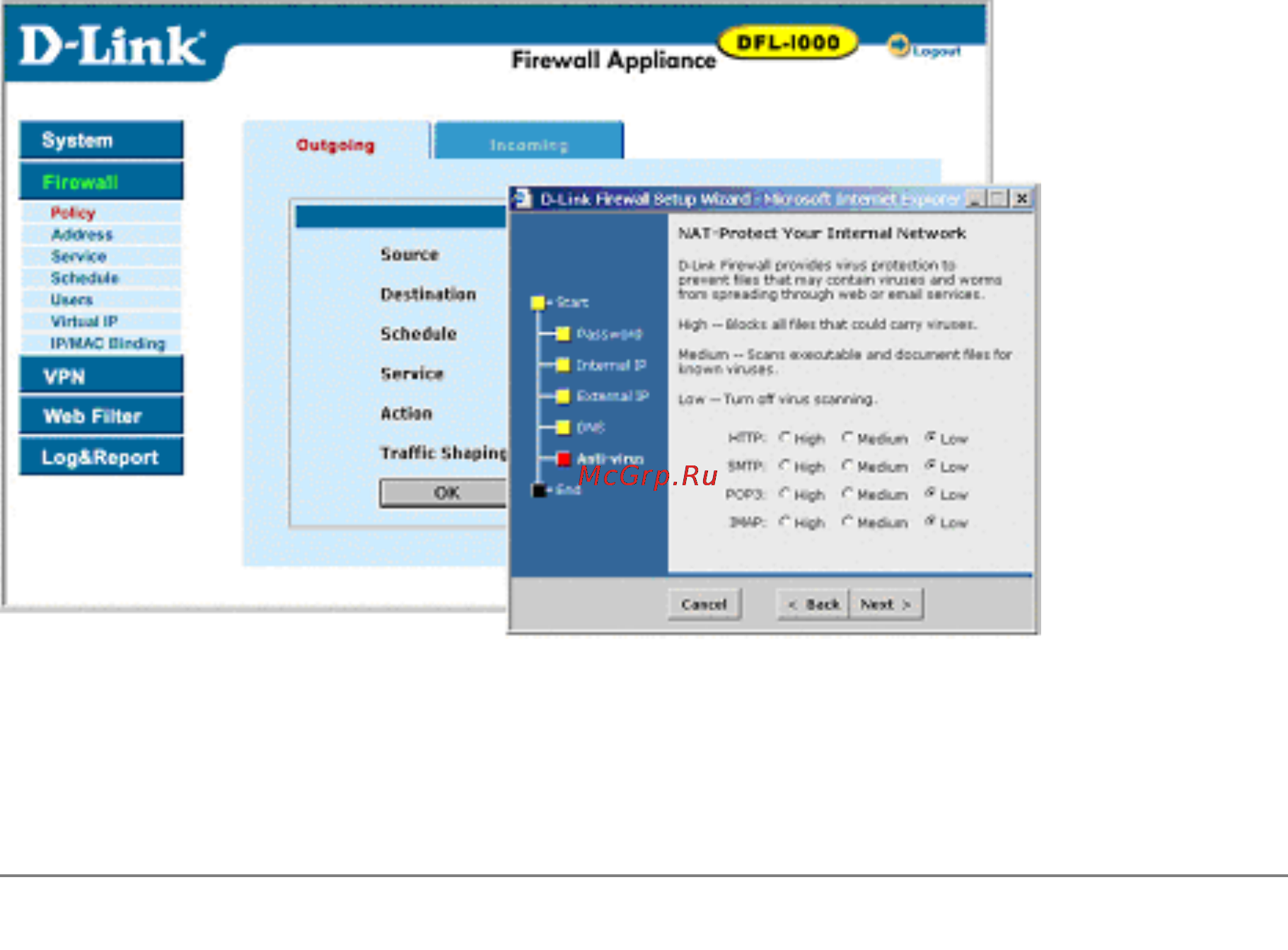 D-Link DFL-1000 [12/168] Secure installation configuration and management