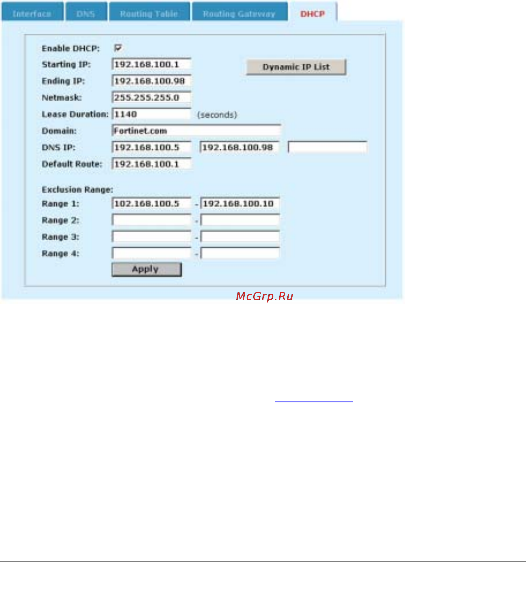 D-Link DFL-1000 [149/168] Viewing the dynamic ip list