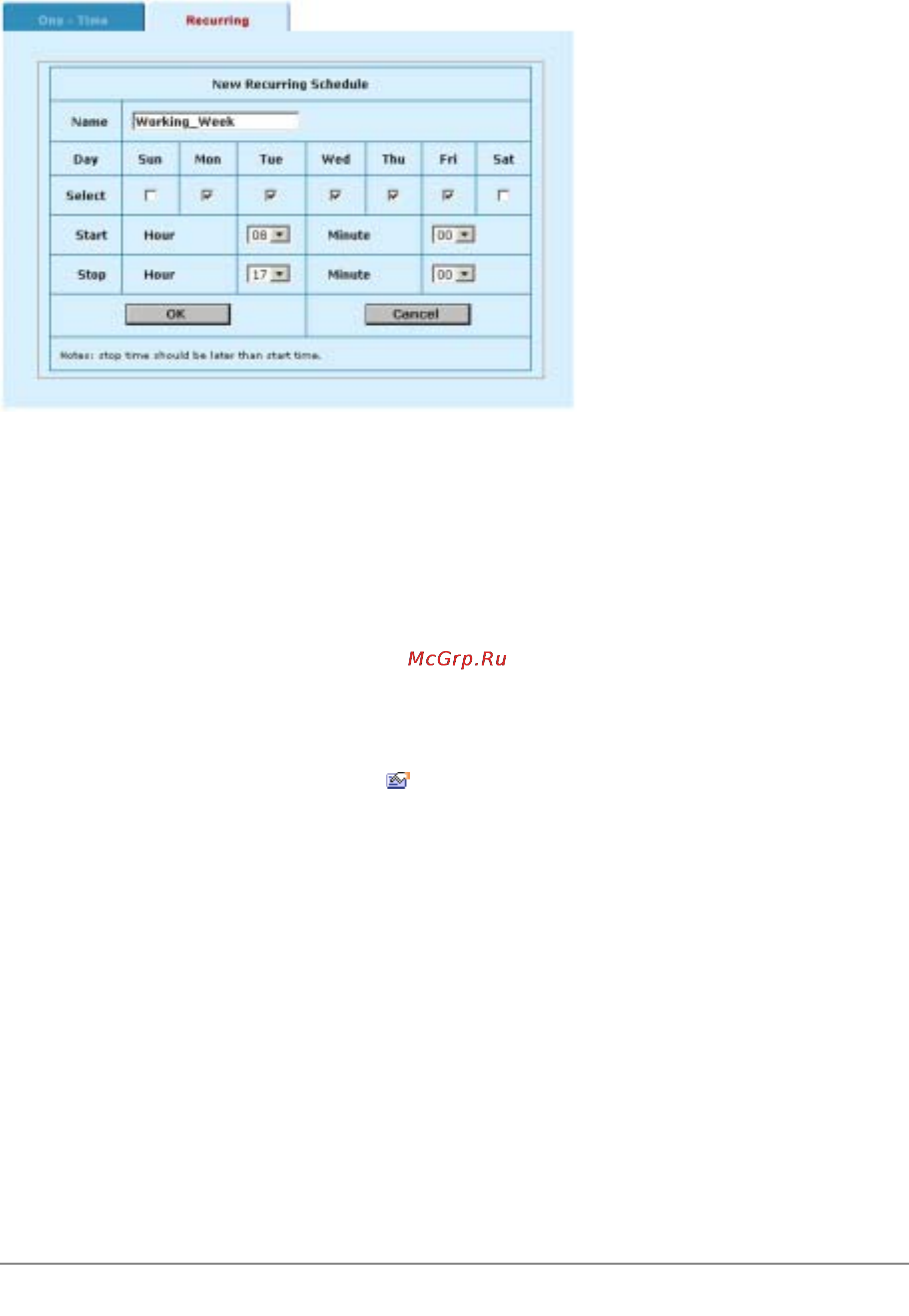 D-Link DFL-1000 [46/168] Adding a schedule to a policy