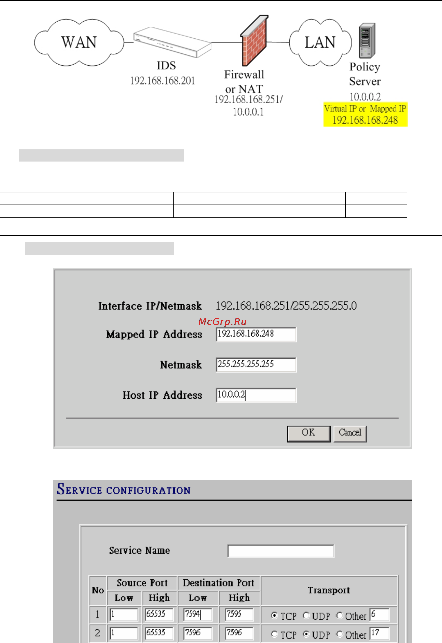 D-Link DFL-2400 [34/112] Figure 3 1 set policy server sample