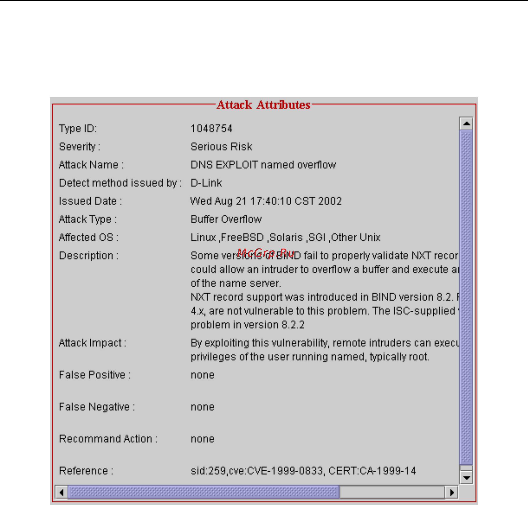 D-Link DFL-2400 [59/112] Policy attribute