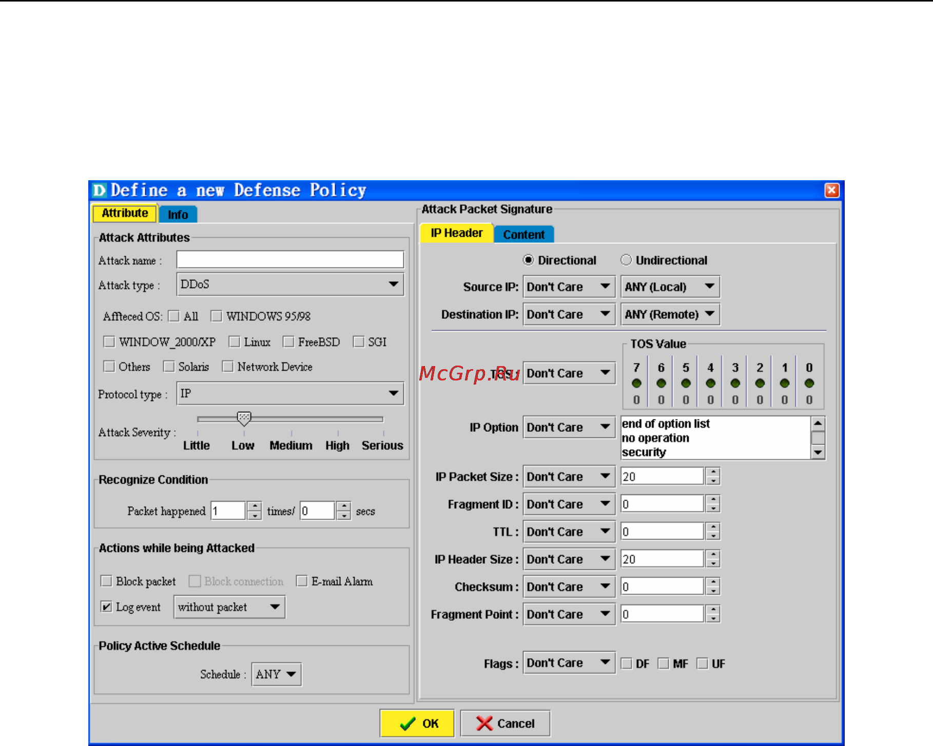 D-Link DFL-2400 [65/112] Figure 6 2 the define new defense policy window