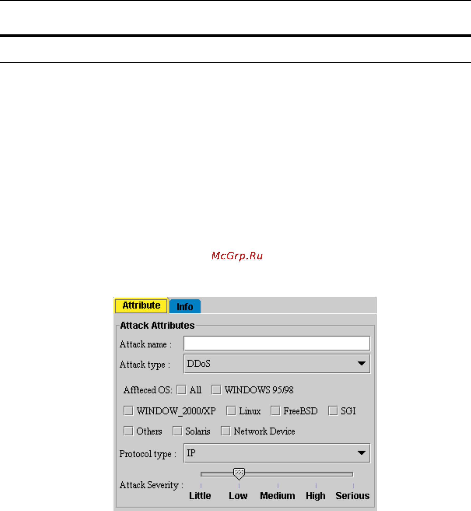 D-Link DFL-2400 [66/112] Fill defense policy attributes