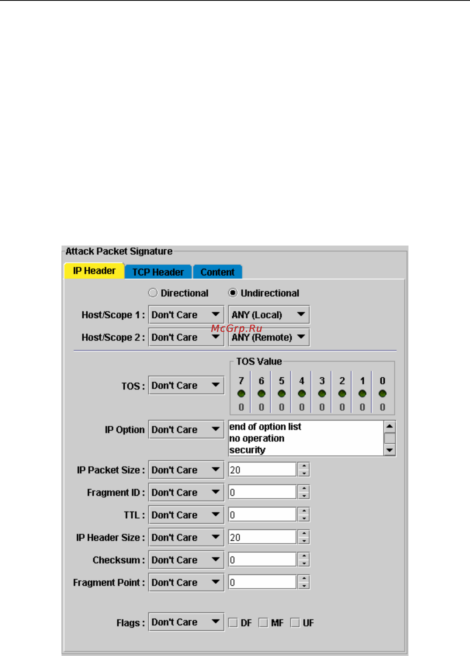 D-Link DFL-2400 [70/112] The ip tab