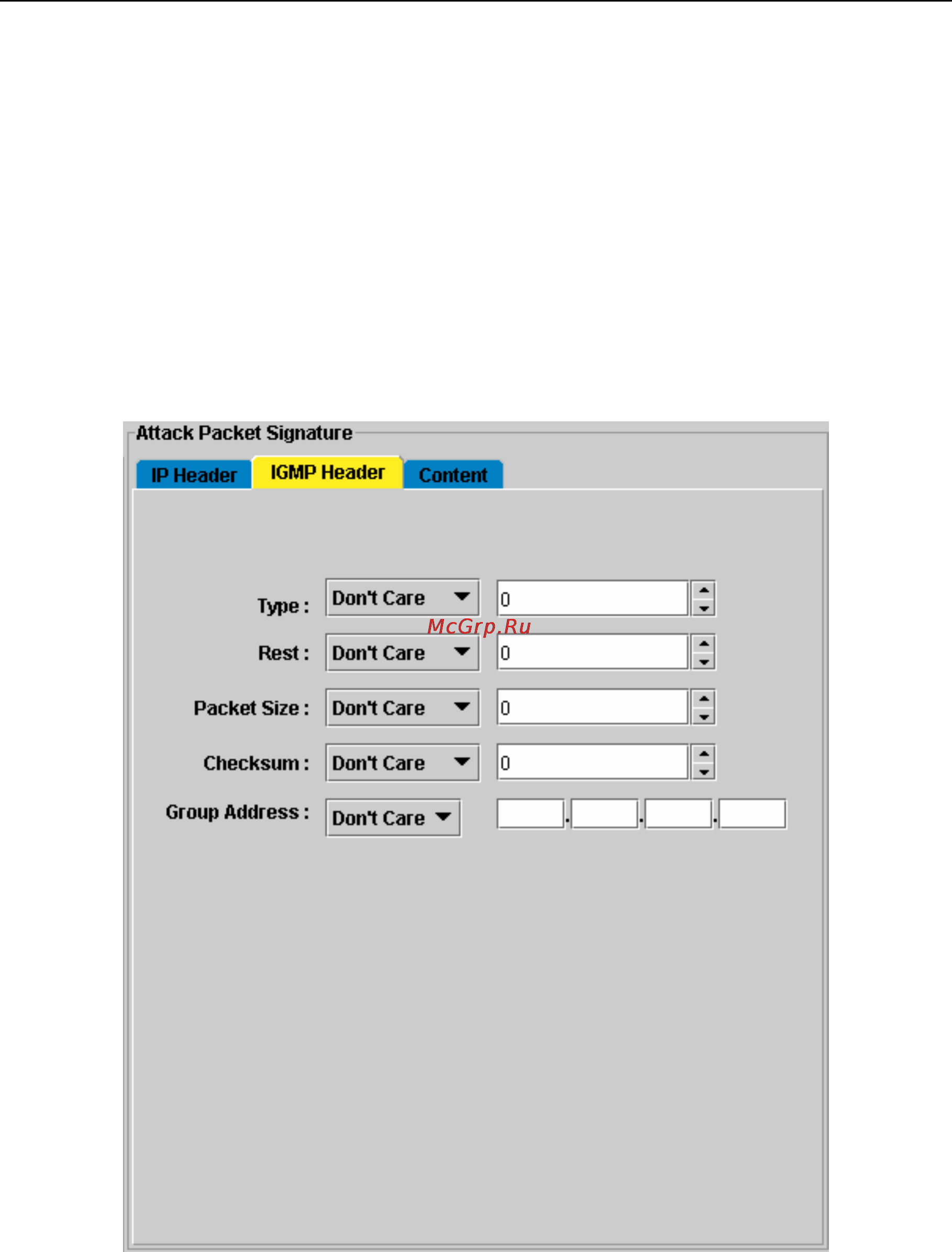 D-Link DFL-2400 [74/112] The igmp tab