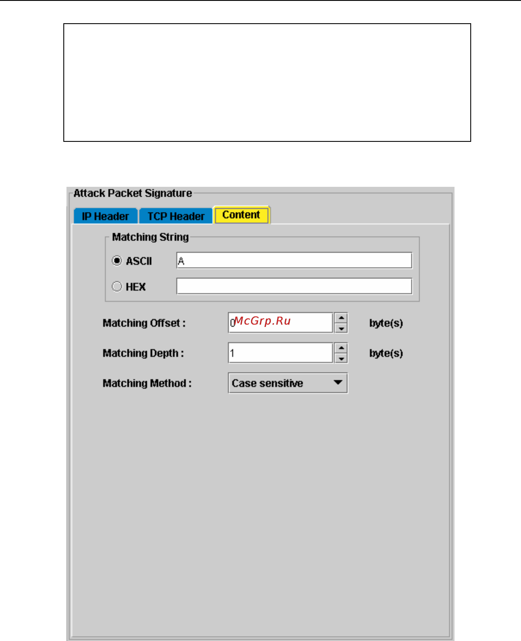 D-Link DFL-2400 [76/112] Figure 6 15 the content tab