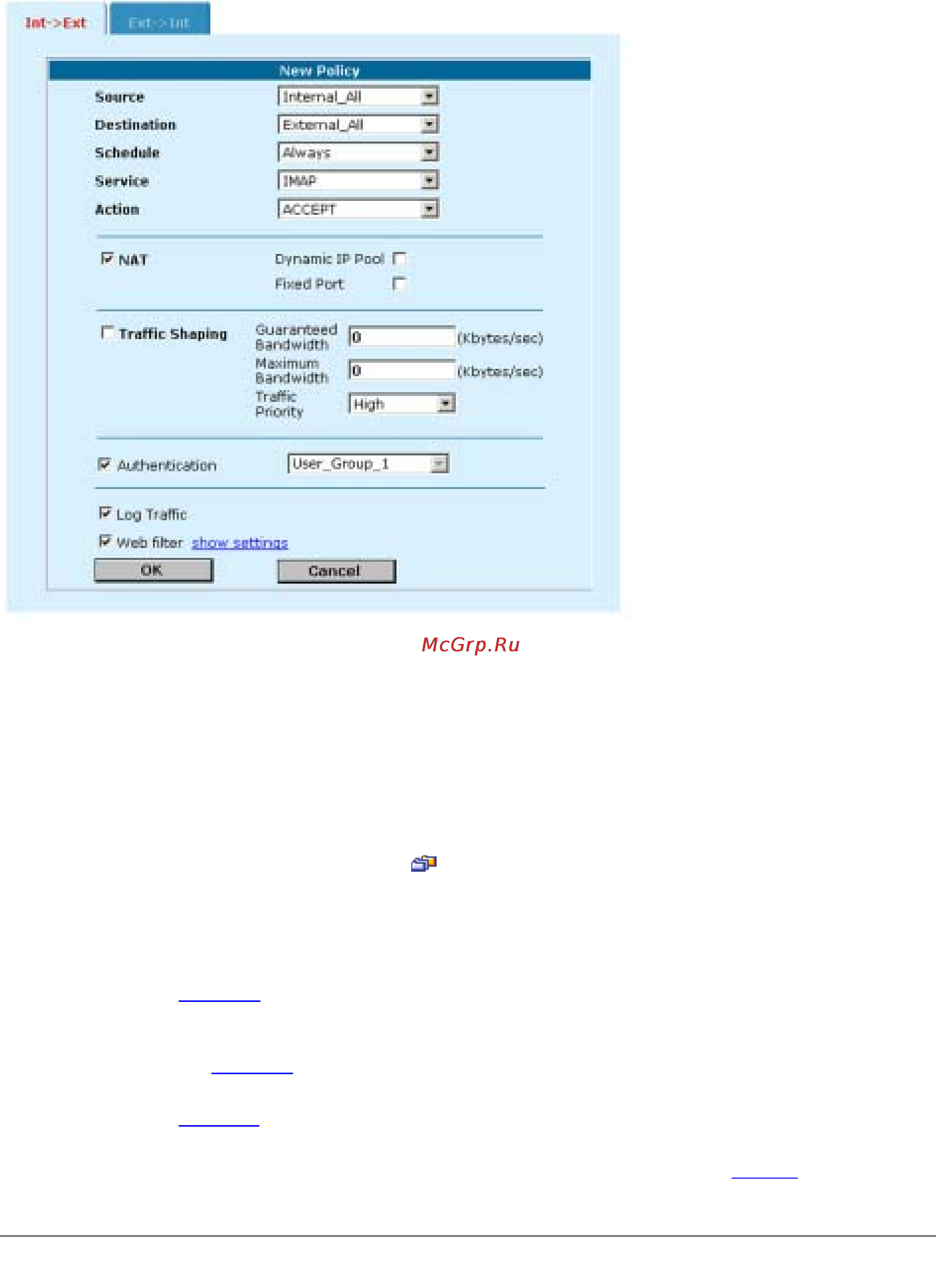 D-Link DFL-600 [27/122] Adding transparent mode policies