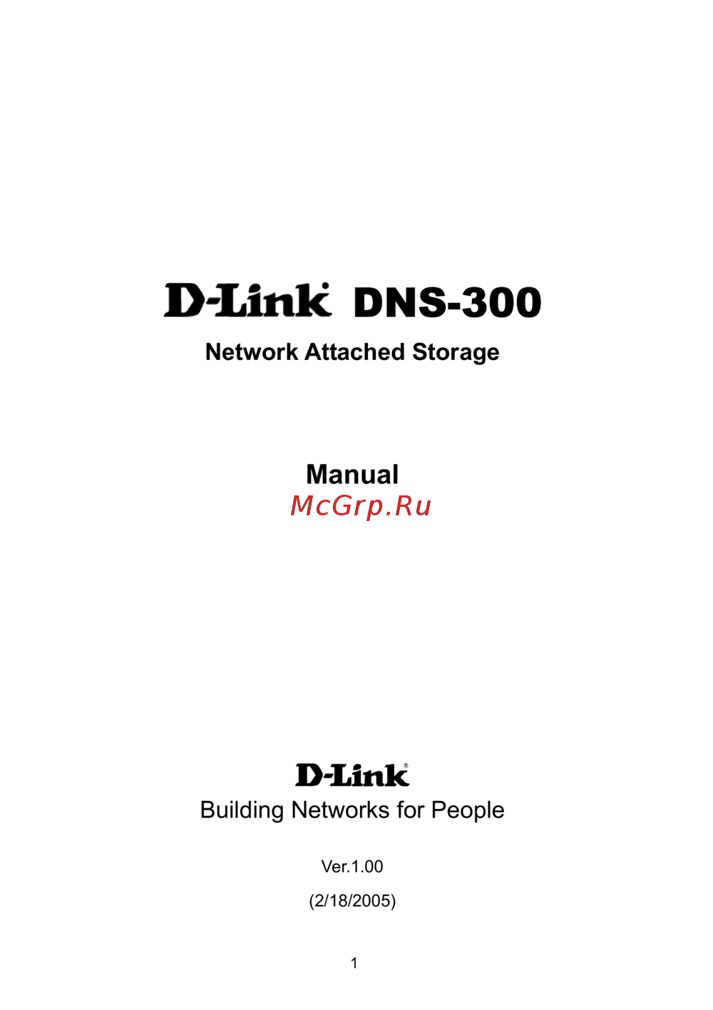D-Link DNS-300 Инструкция по эксплуатации