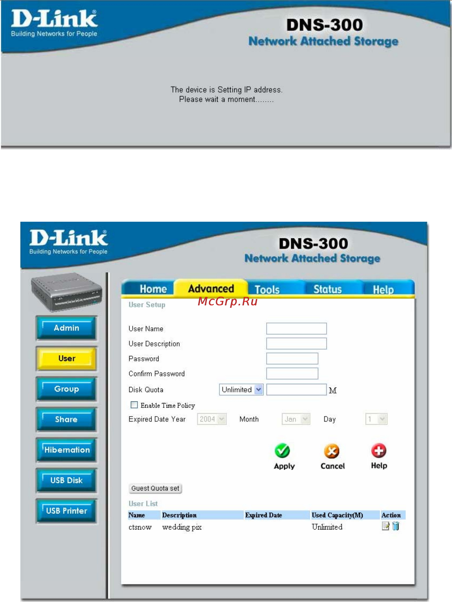 D-Link DNS-300 Инструкция по эксплуатации онлайн [28/70] 12530