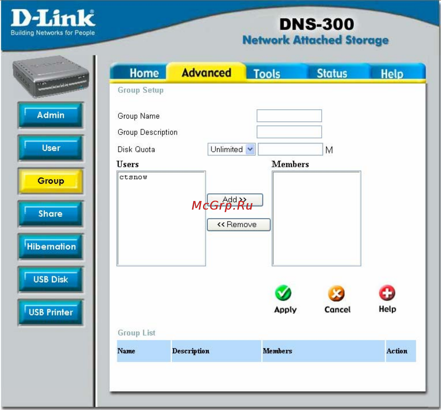 D-Link DNS-300 Инструкция по эксплуатации онлайн [35/70] 12530