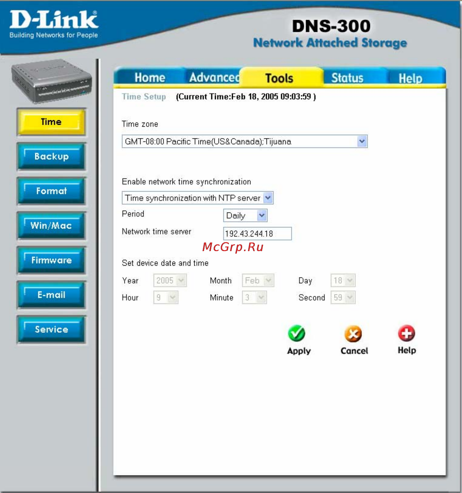 D-Link DNS-300 Инструкция по эксплуатации онлайн [49/70] 12530