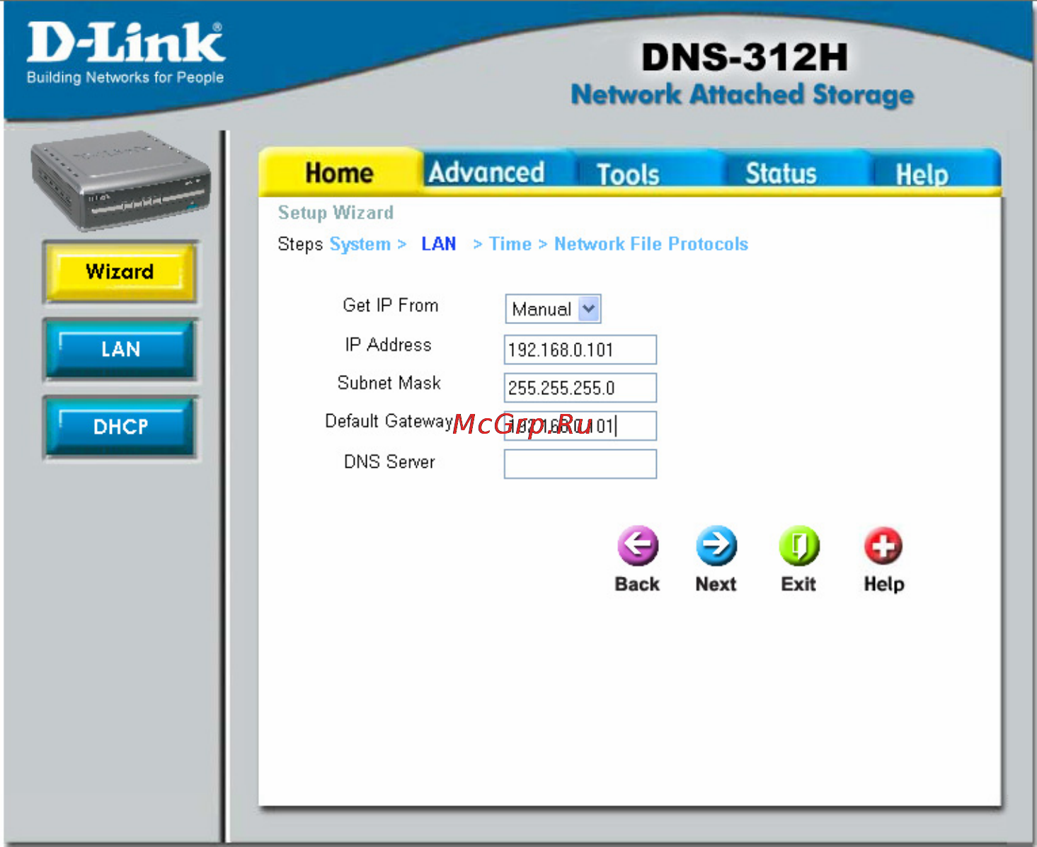 D-Link DNS-312H Инструкция по эксплуатации онлайн [19/66] 42245