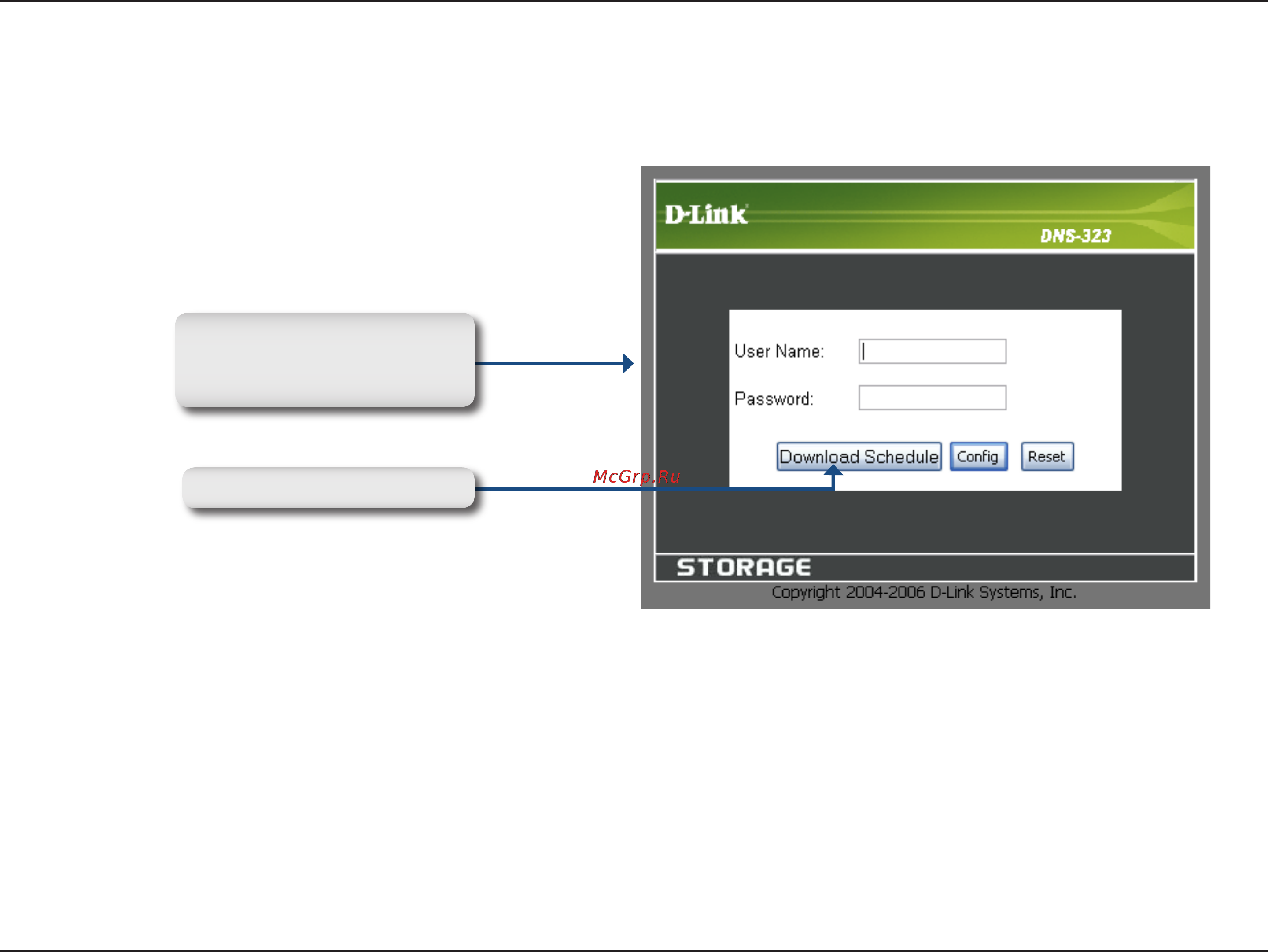 D-Link DNS-323 [54/70] The dns 323 download scheduling configuration will appear