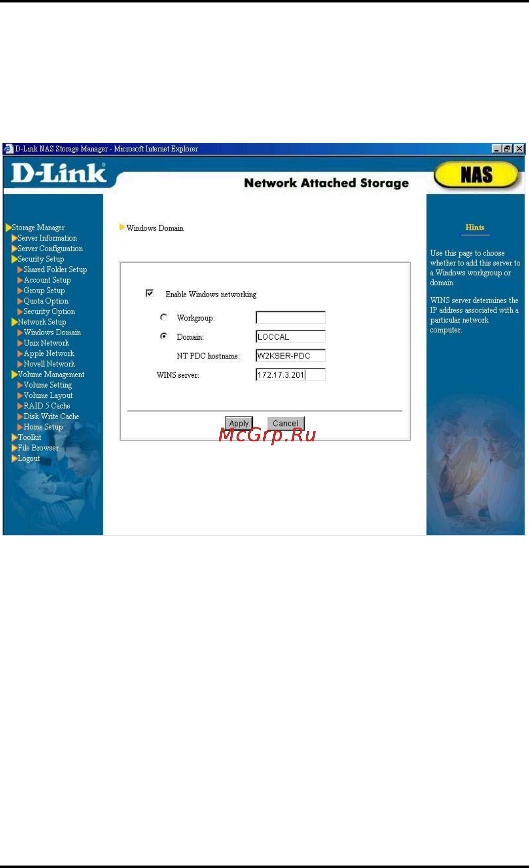 D-Link DNS-6040 Инструкция по эксплуатации онлайн [116/185] 42283