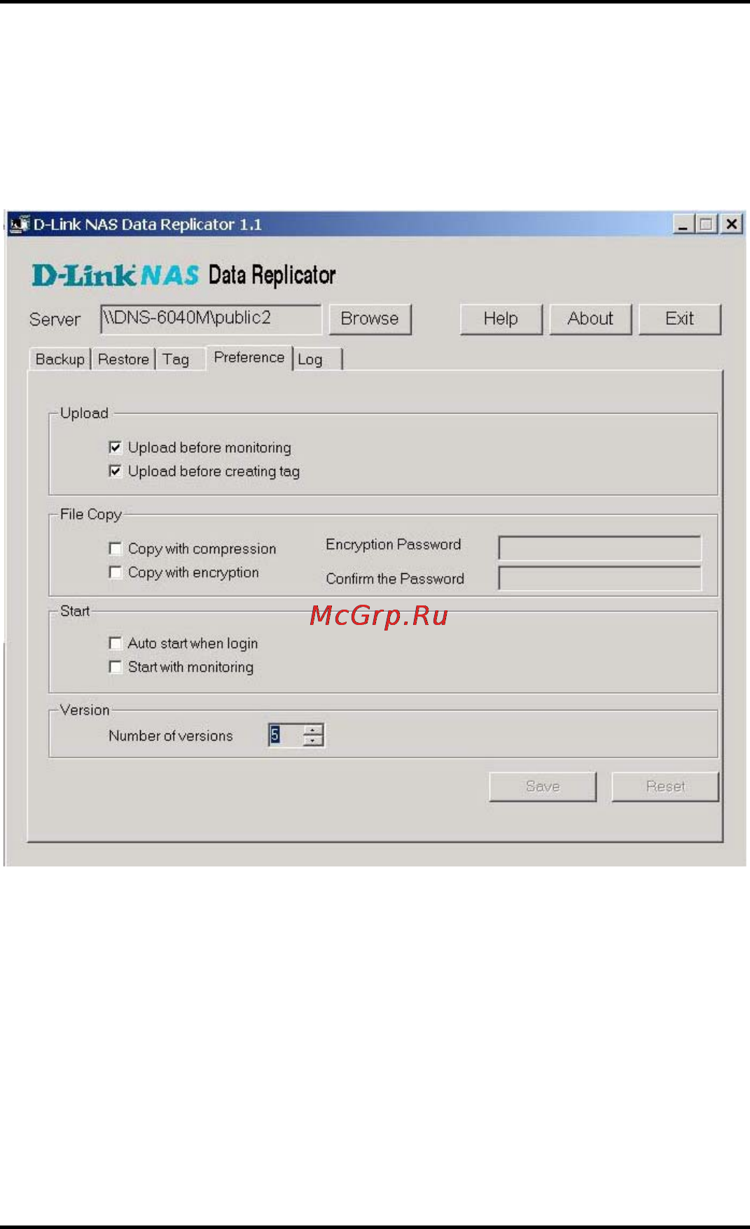 D-Link DNS-6040 Инструкция по эксплуатации онлайн [130/185] 42283