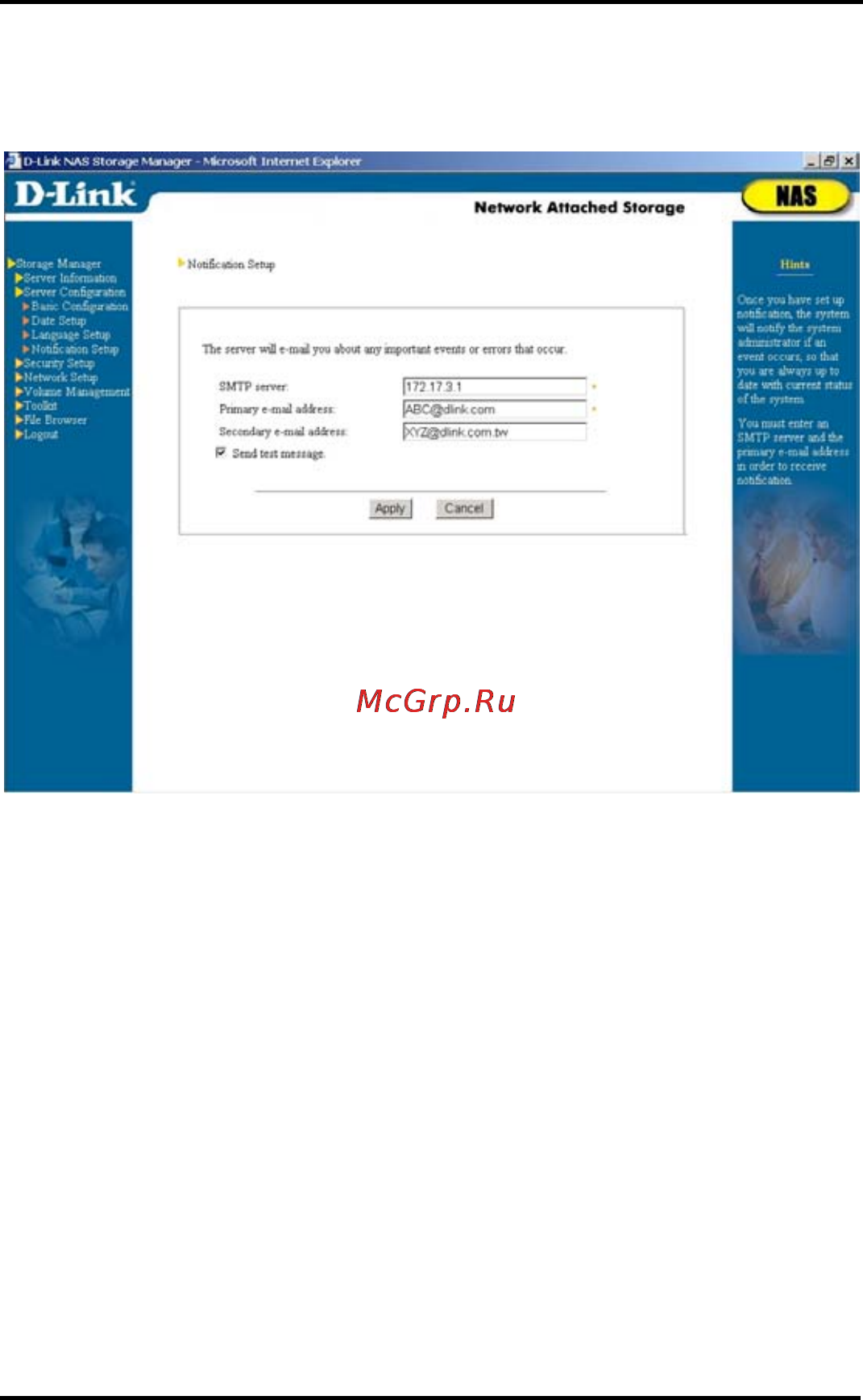 D-Link DNS-6040 [40/185] Security setup