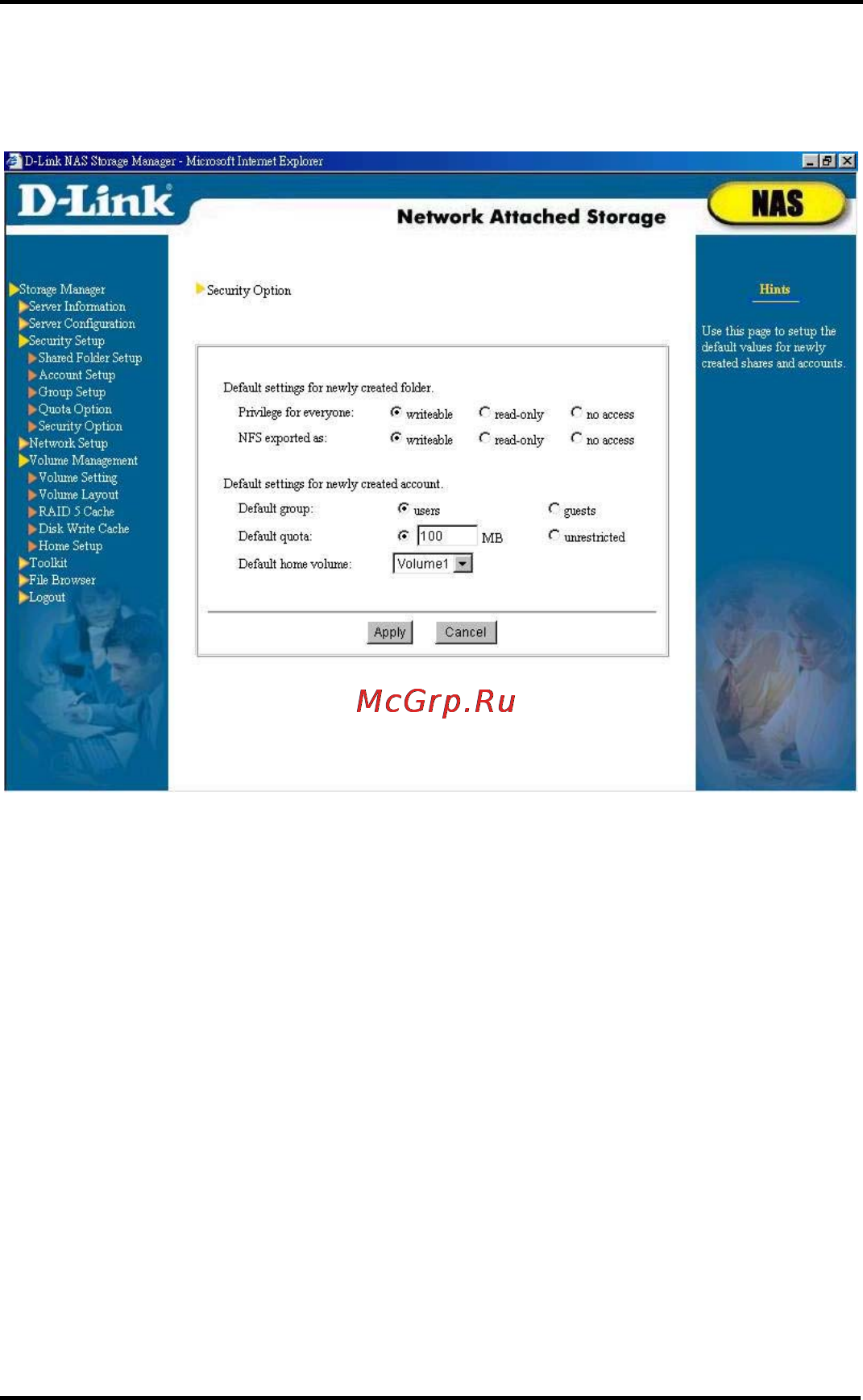 D-Link DNS-6040 Инструкция по эксплуатации онлайн [69/185] 42283