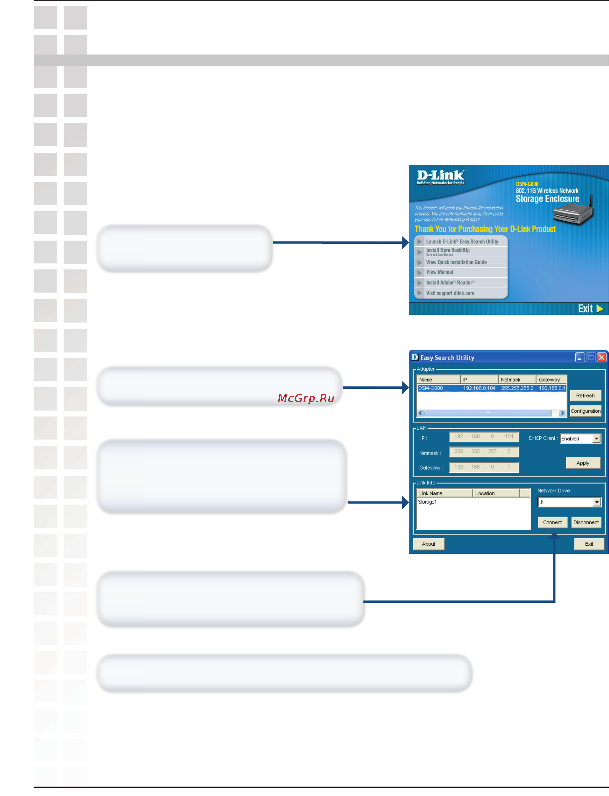 D-Link DSM-G600 [18/74] Mapping a drive