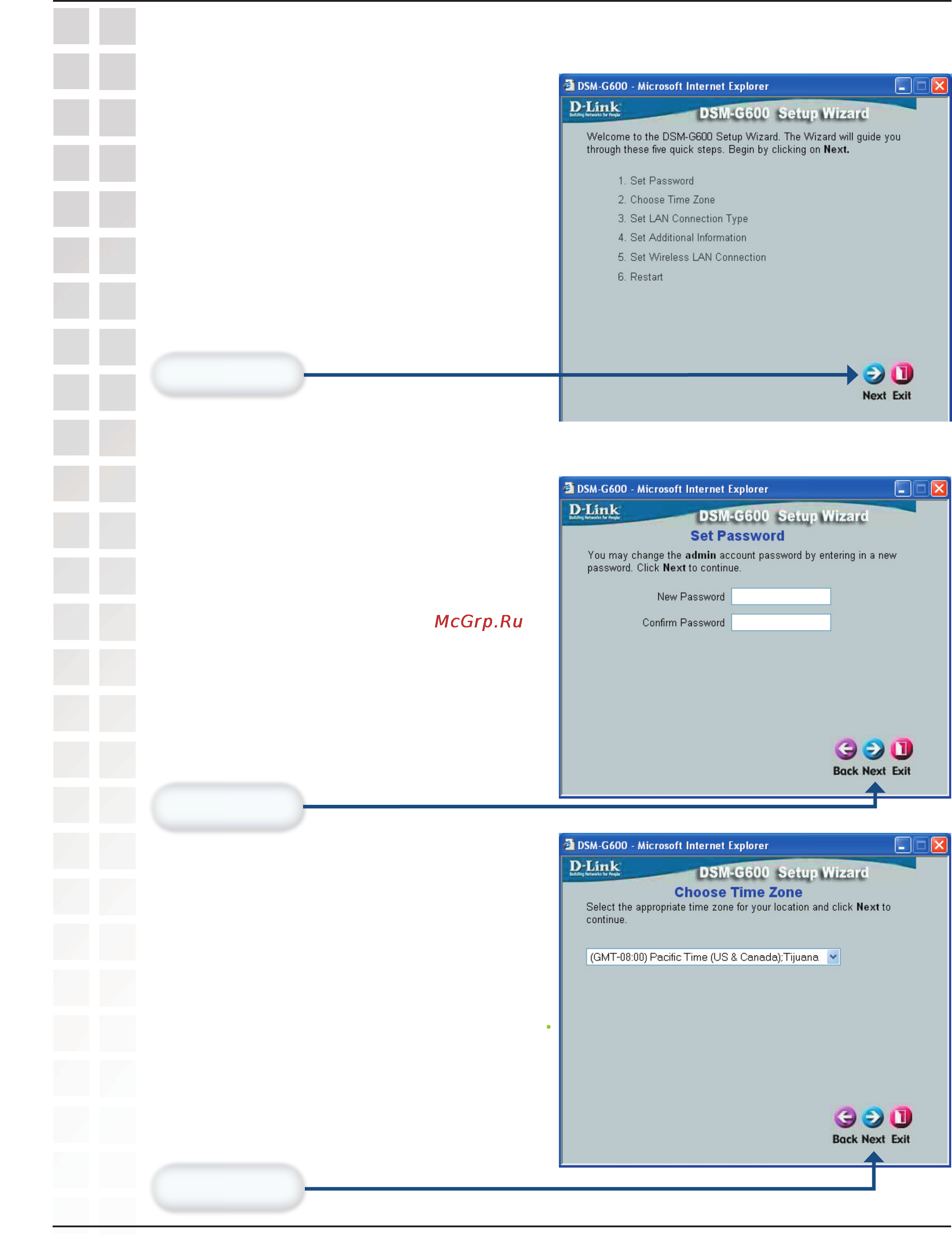 D-Link DSM-G600 [23/74] Using the setup wizard