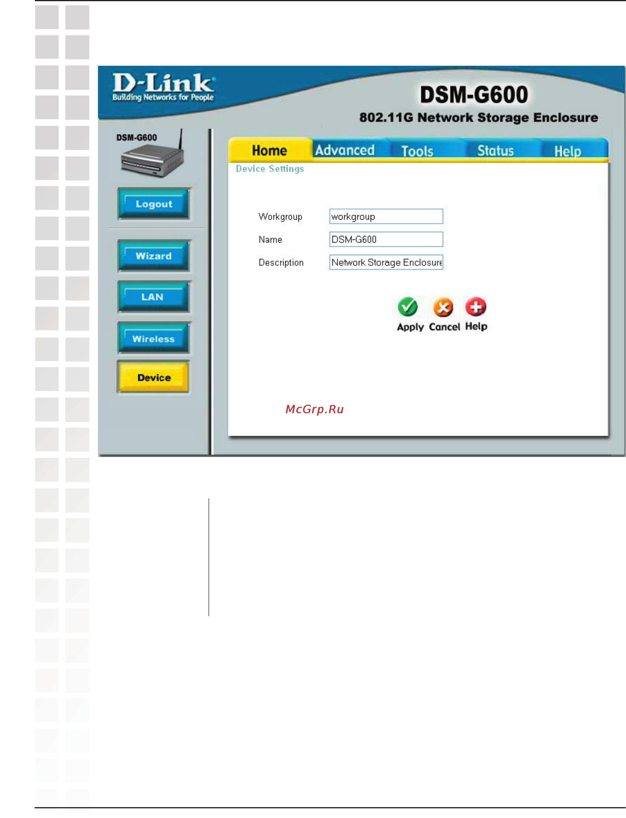 D-Link DSM-G600 [38/74] Device
