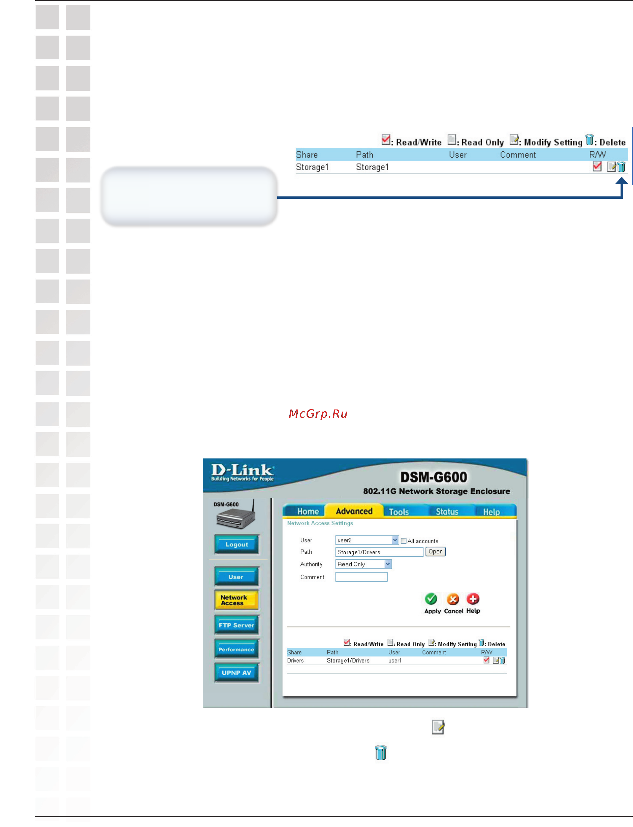 D-Link DSM-G600 [41/74] Example