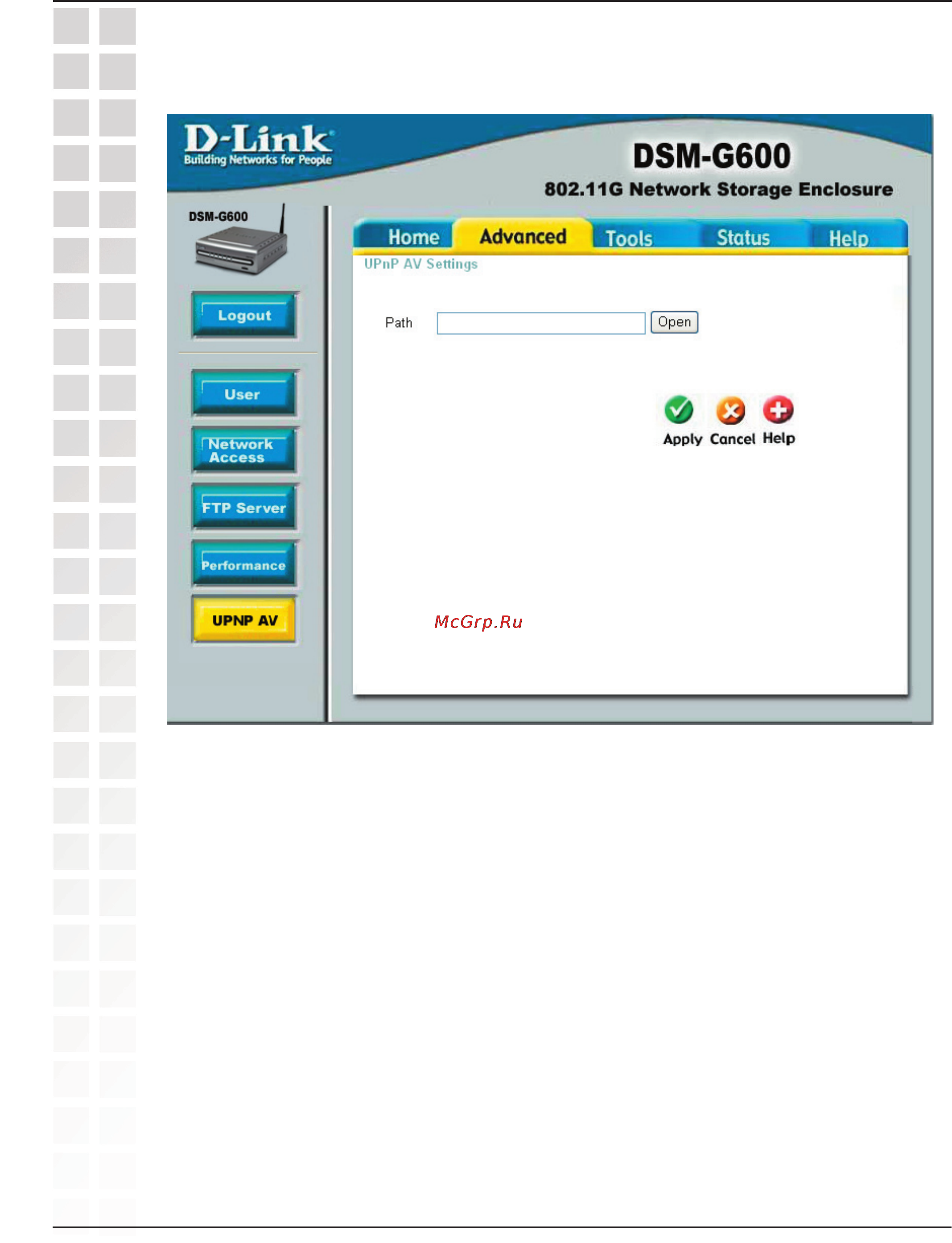 D-Link DSM-G600 [47/74] Upnp av