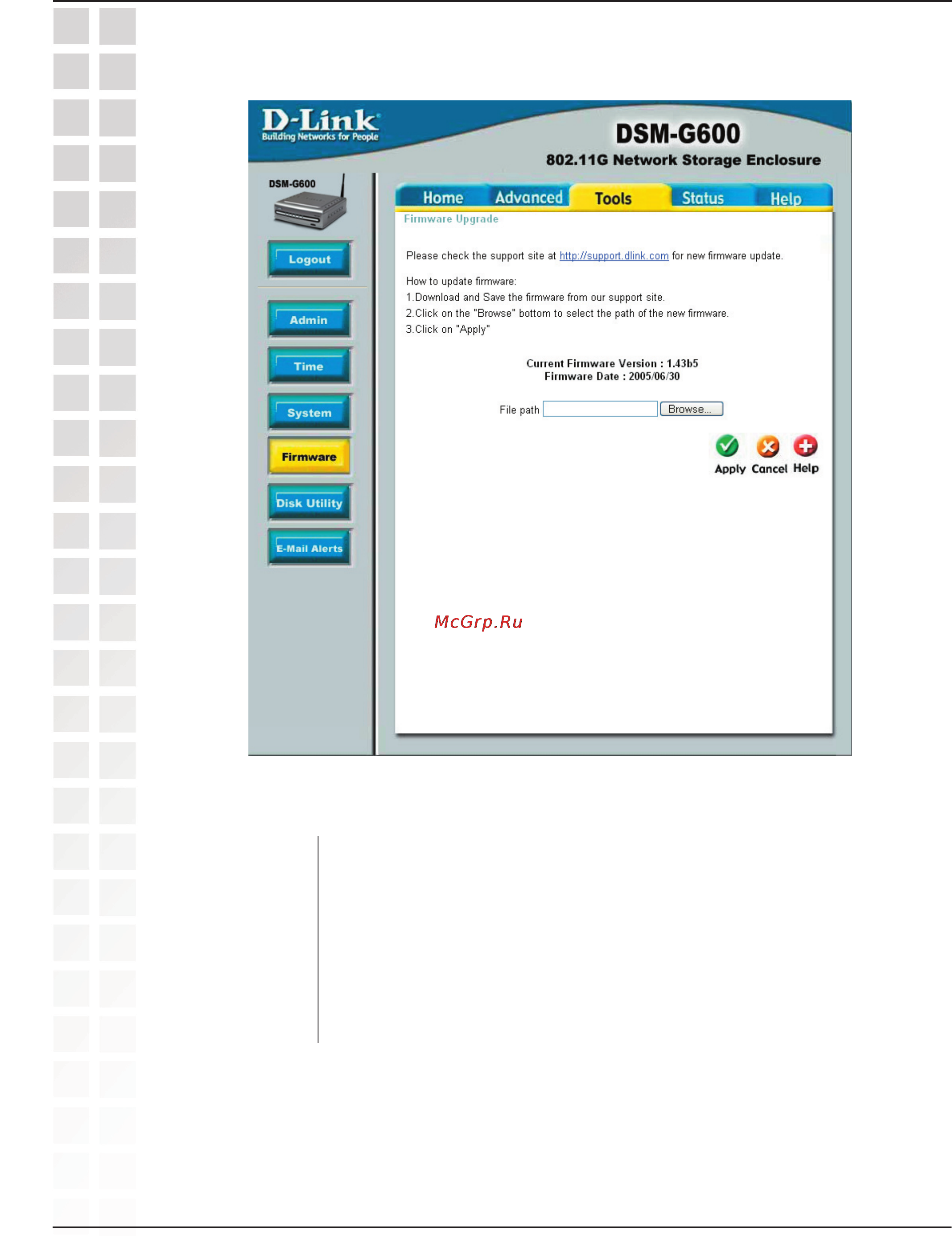 D-Link DSM-G600 [51/74] Firmware